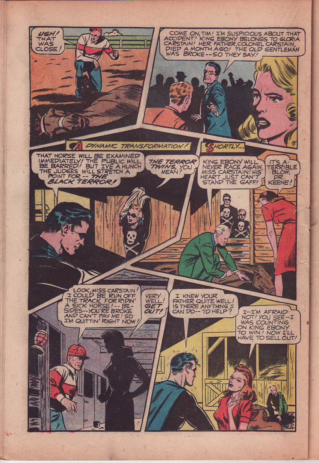 Black Terror, page 28. Black Terror. Public domain in the United States. Intended scans: Digital Comic Museum and Comic Book Plus. https://digitalcomicmuseum.com/
