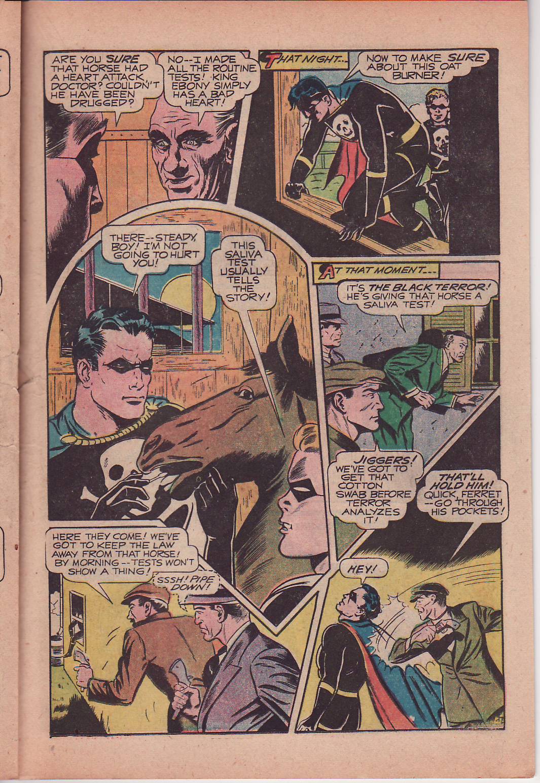 Black Terror, page 29. Black Terror. Public domain in the United States. Intended scans: Digital Comic Museum and Comic Book Plus. https://digitalcomicmuseum.com/