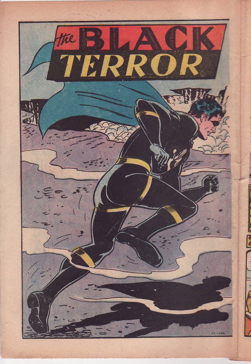 Black Terror, page 4. Black Terror. Public domain in the United States. Intended scans: Digital Comic Museum and Comic Book Plus. https://digitalcomicmuseum.com/