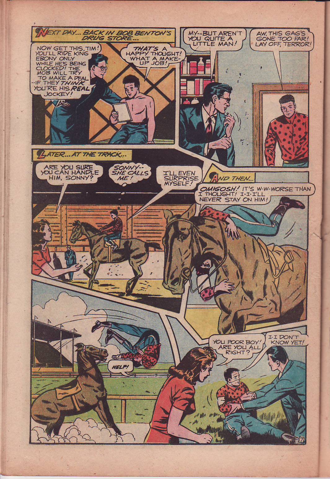 Black Terror, page 32. Black Terror. Public domain in the United States. Intended scans: Digital Comic Museum and Comic Book Plus. https://digitalcomicmuseum.com/