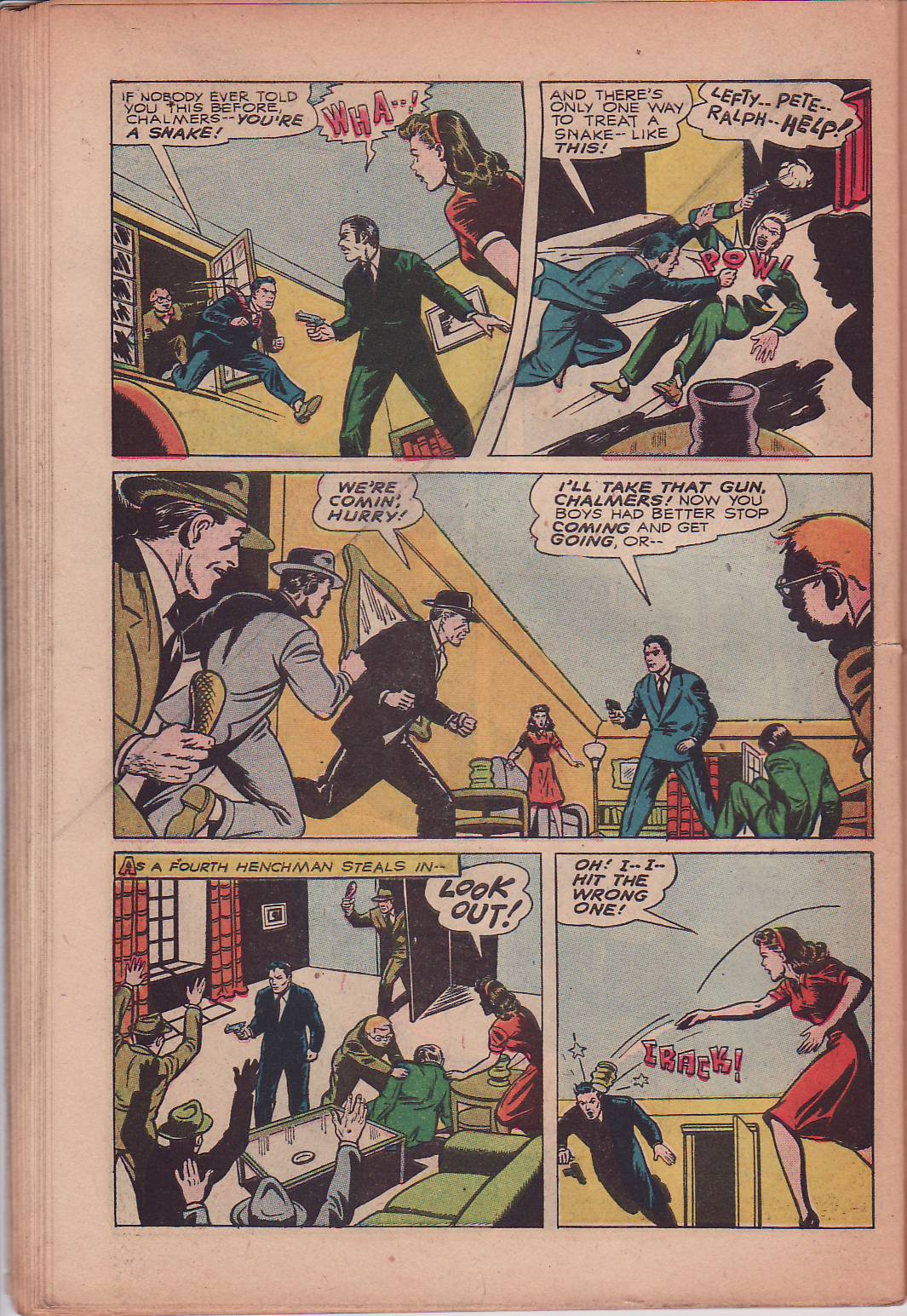 Black Terror, page 46. Black Terror. Public domain in the United States. Intended scans: Digital Comic Museum and Comic Book Plus. https://digitalcomicmuseum.com/