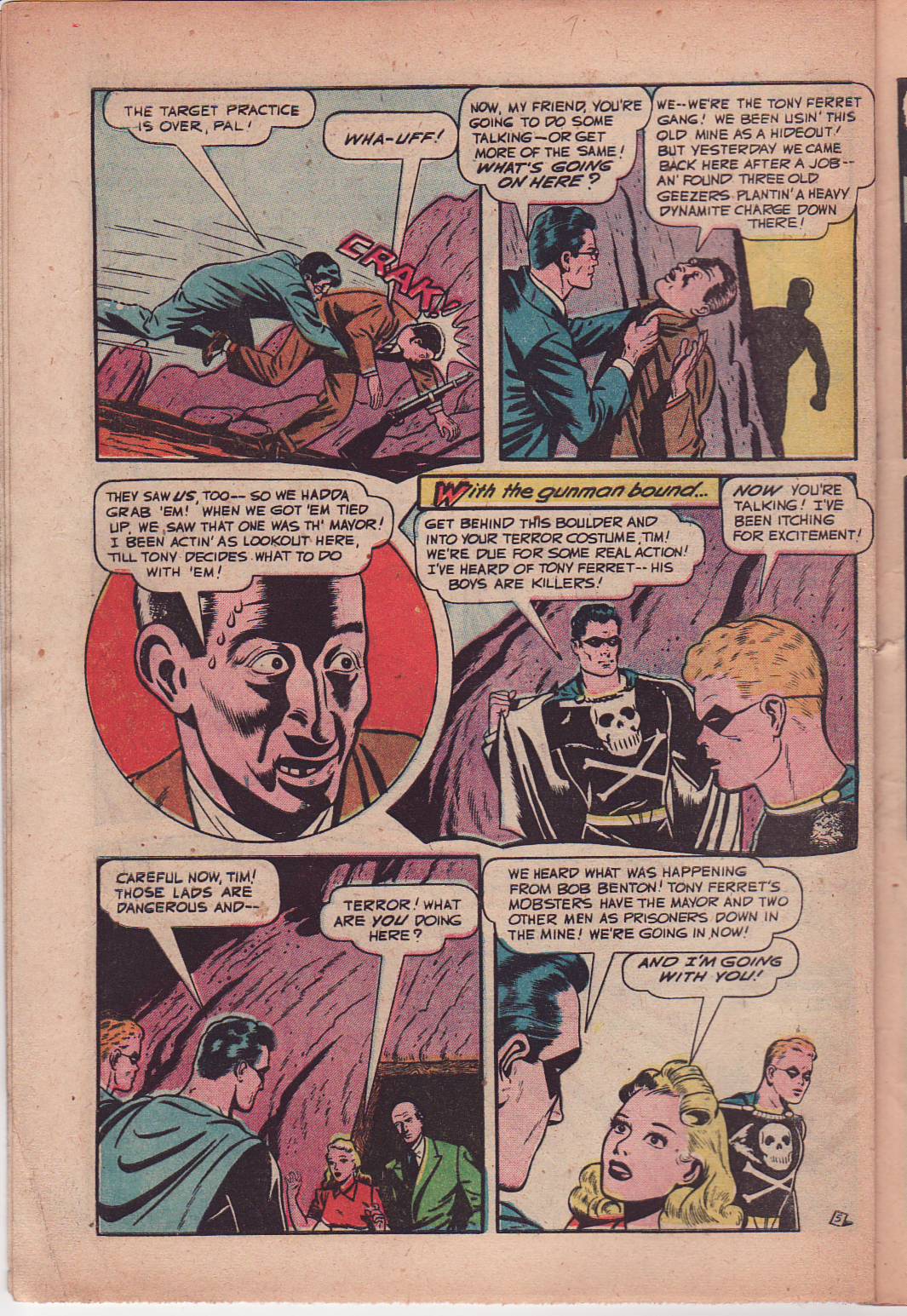 Black Terror, page 8. Black Terror. Public domain in the United States. Intended scans: Digital Comic Museum and Comic Book Plus. https://digitalcomicmuseum.com/