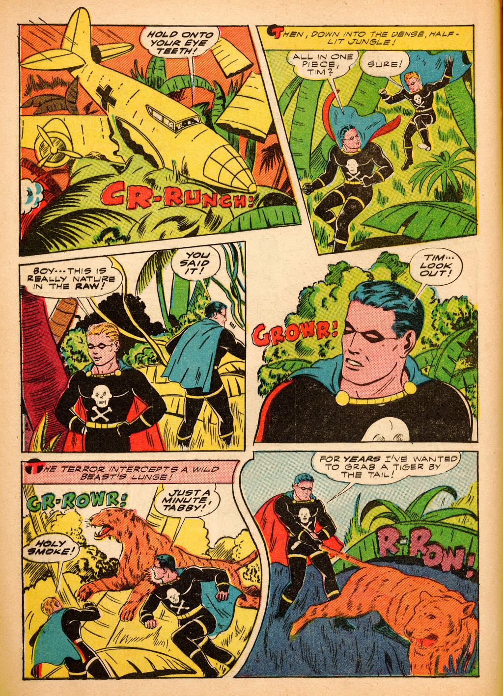 Black Terror, page 18. Black Terror. Public domain in the United States. Intended scans: Digital Comic Museum and Comic Book Plus. https://digitalcomicmuseum.com/