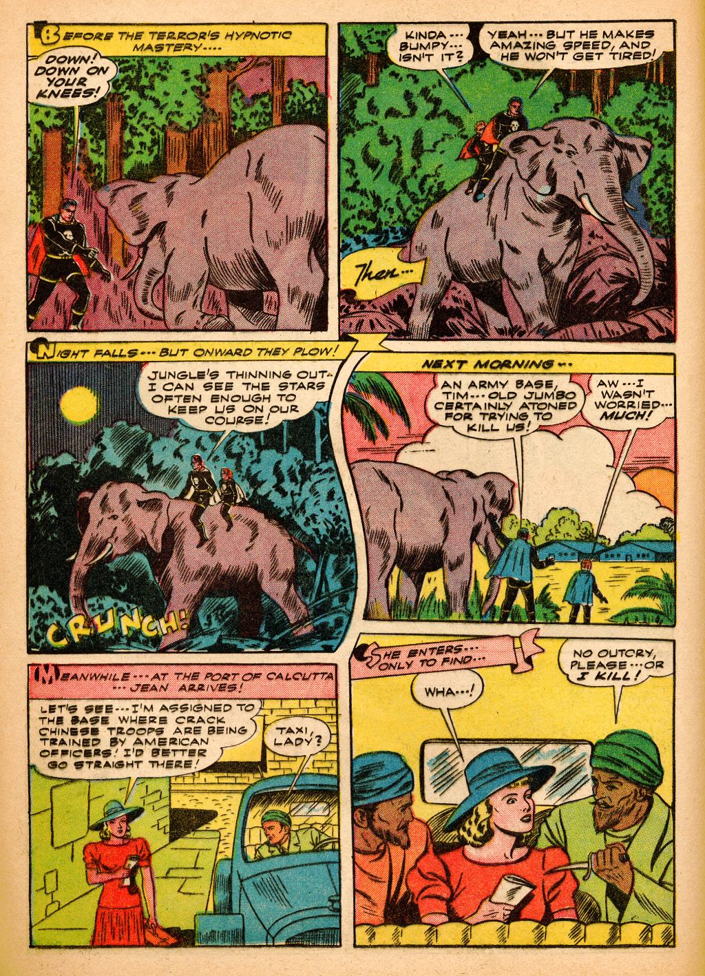 Black Terror, page 20. Black Terror. Public domain in the United States. Intended scans: Digital Comic Museum and Comic Book Plus. https://digitalcomicmuseum.com/