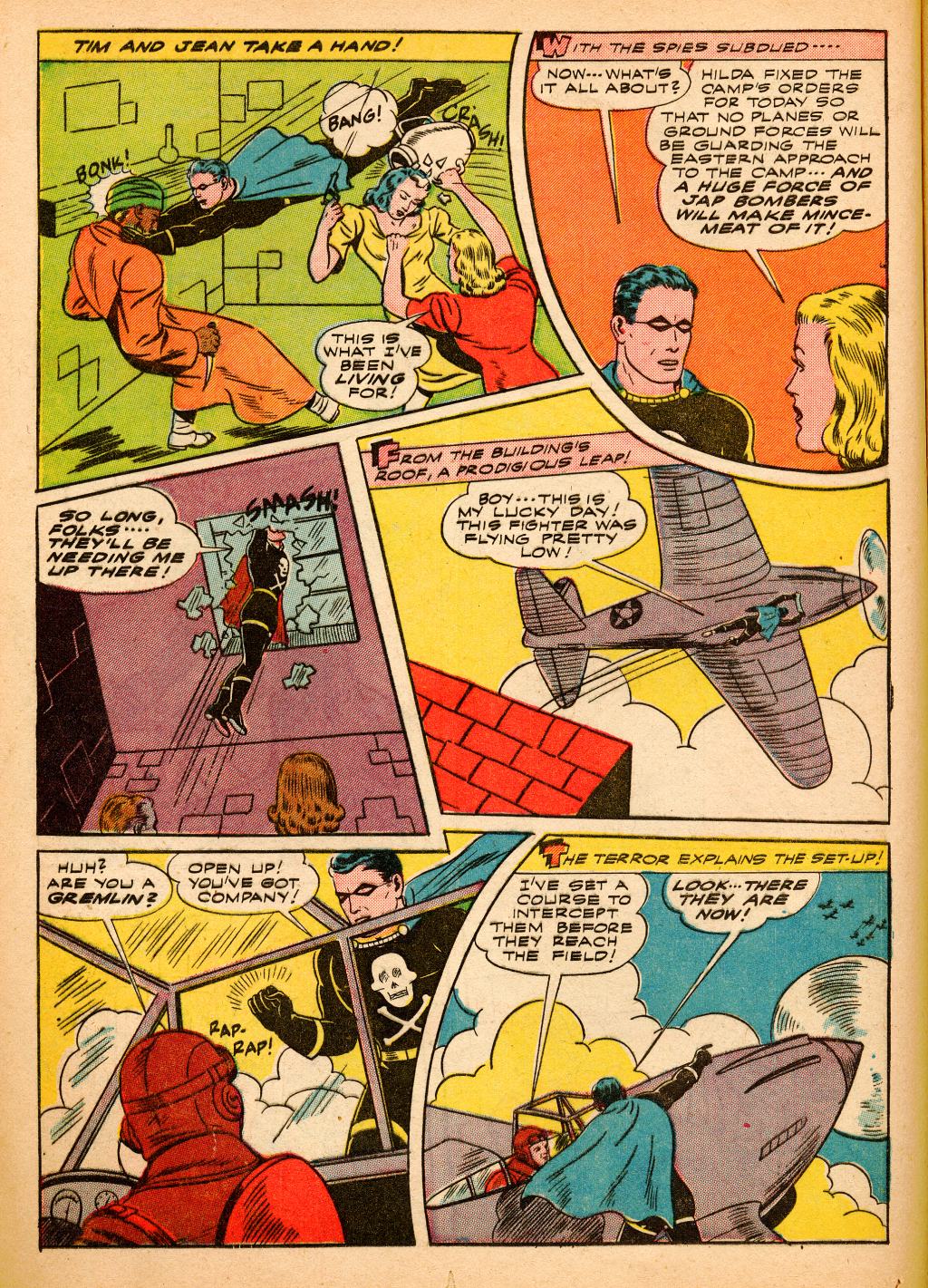 Black Terror, page 26. Black Terror. Public domain in the United States. Intended scans: Digital Comic Museum and Comic Book Plus. https://digitalcomicmuseum.com/