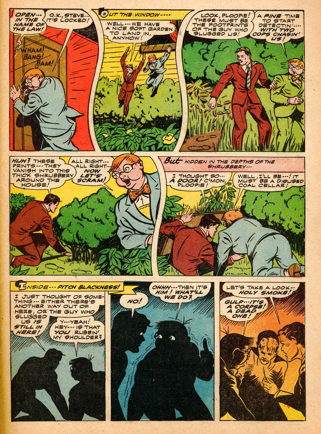 Black Terror, page 49. Black Terror. Public domain in the United States. Intended scans: Digital Comic Museum and Comic Book Plus. https://digitalcomicmuseum.com/