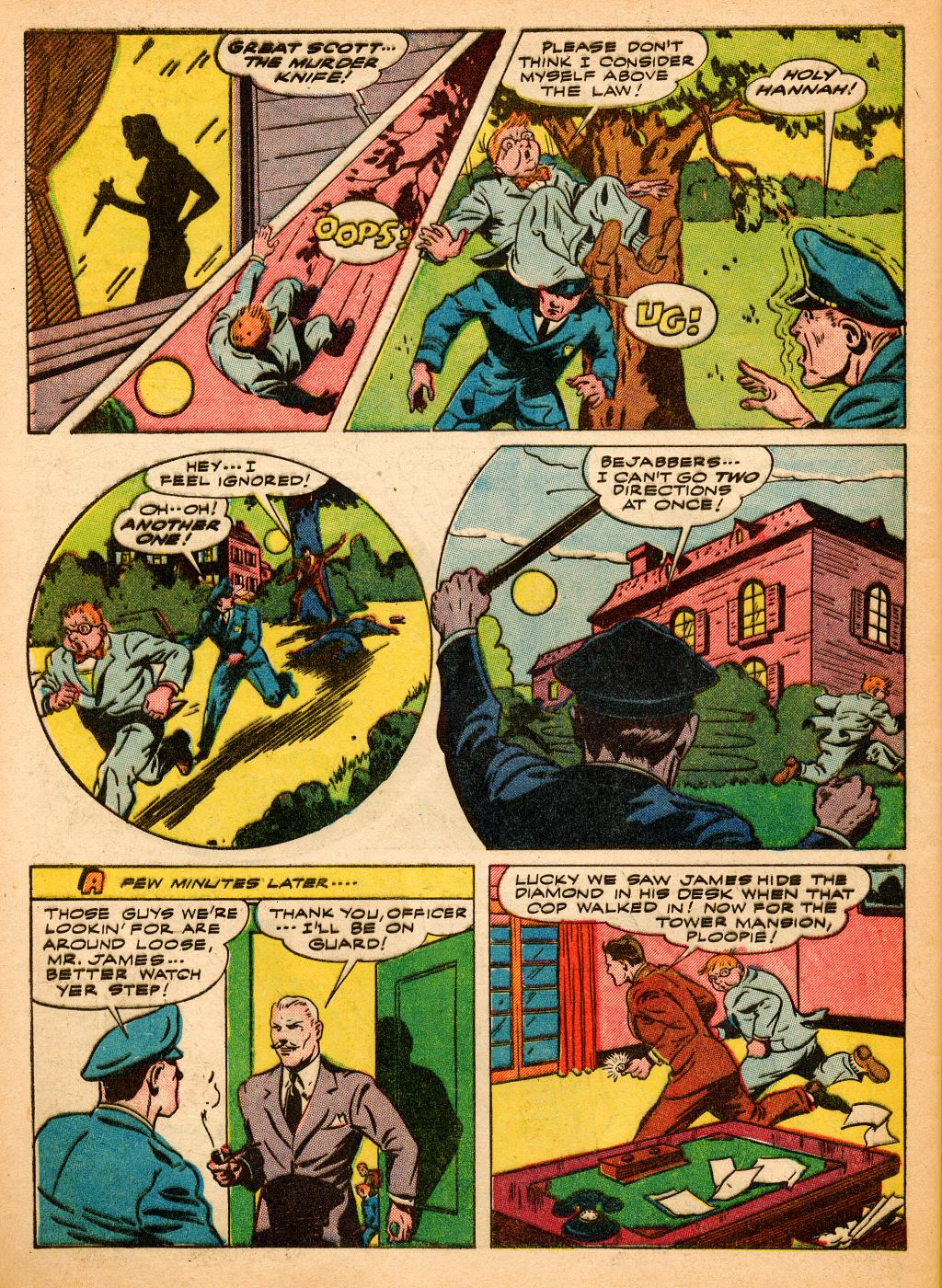 Black Terror, page 52. Black Terror. Public domain in the United States. Intended scans: Digital Comic Museum and Comic Book Plus. https://digitalcomicmuseum.com/