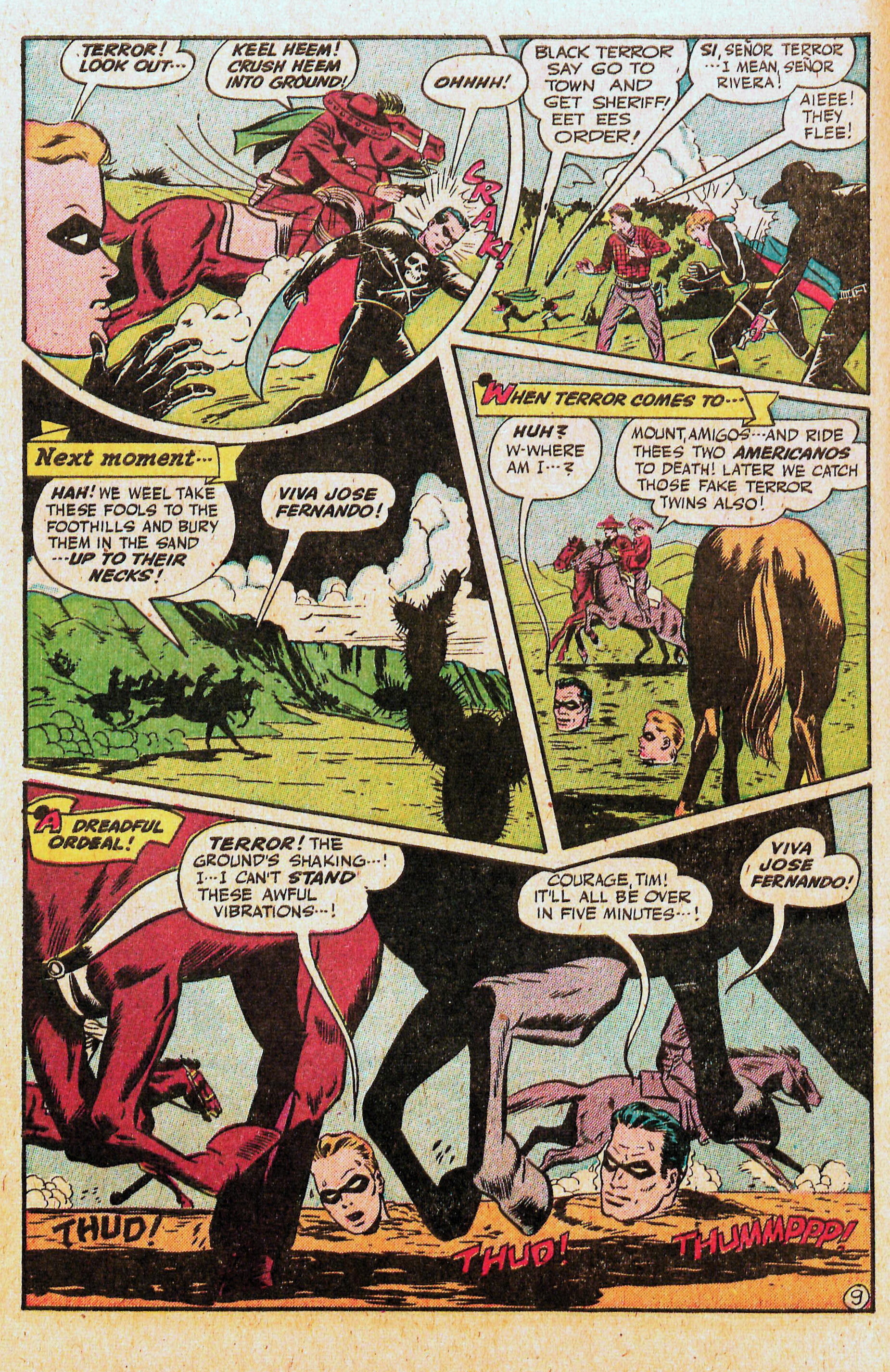 Black Terror, page 12. Black Terror. Public domain in the United States. Intended scans: Digital Comic Museum and Comic Book Plus. https://digitalcomicmuseum.com/