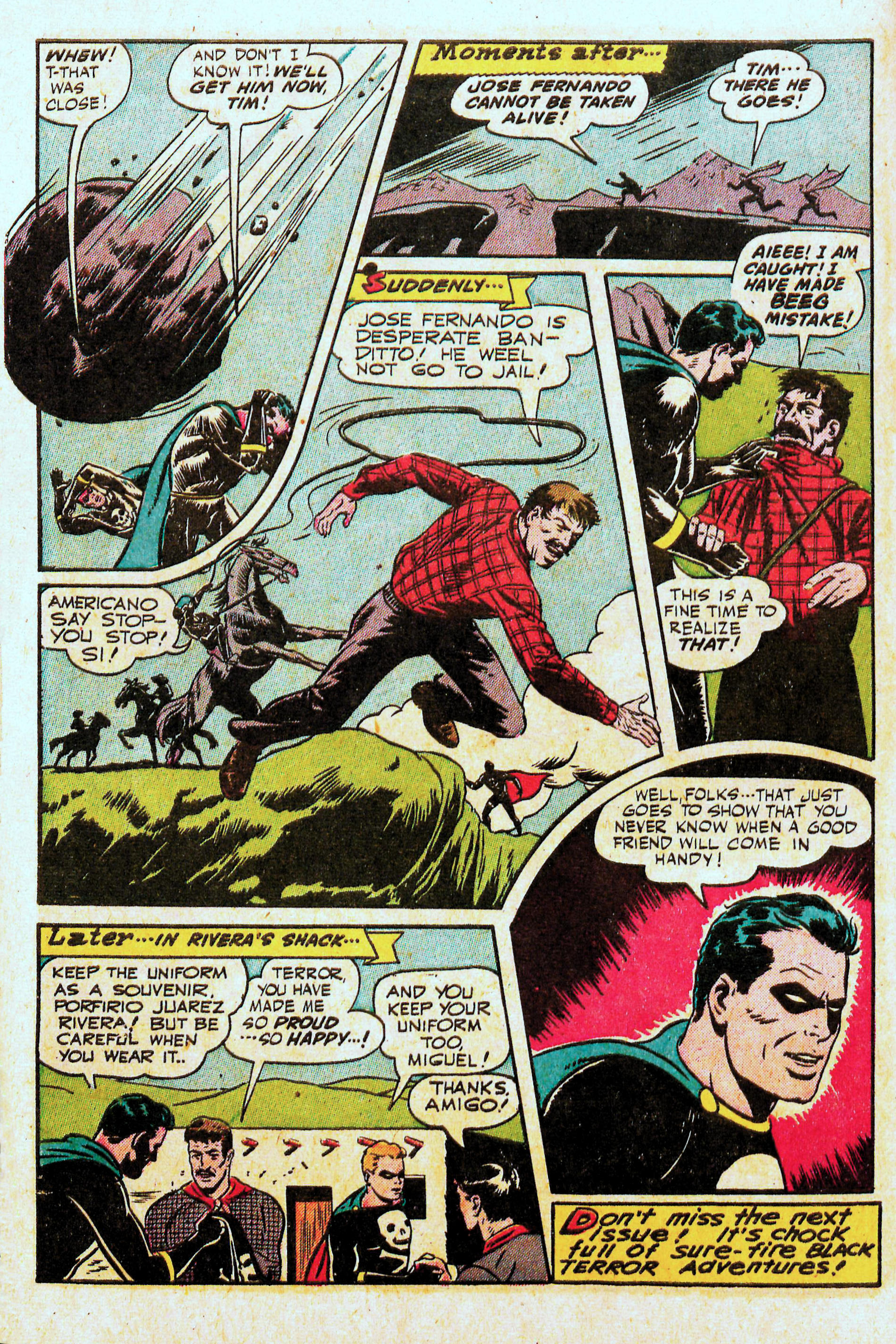 Black Terror, page 14. Black Terror. Public domain in the United States. Intended scans: Digital Comic Museum and Comic Book Plus. https://digitalcomicmuseum.com/