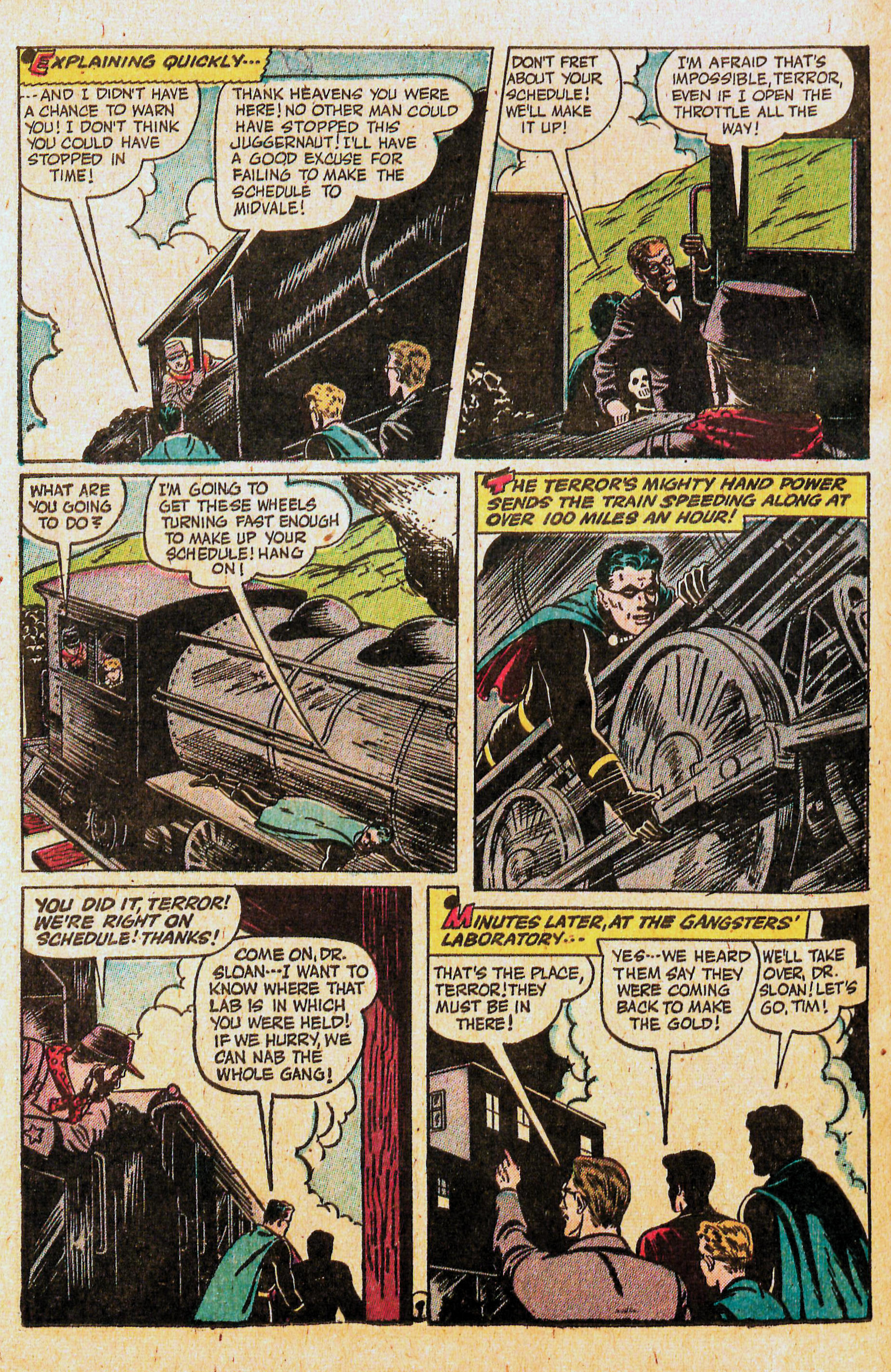 Black Terror, page 36. Black Terror. Public domain in the United States. Intended scans: Digital Comic Museum and Comic Book Plus. https://digitalcomicmuseum.com/