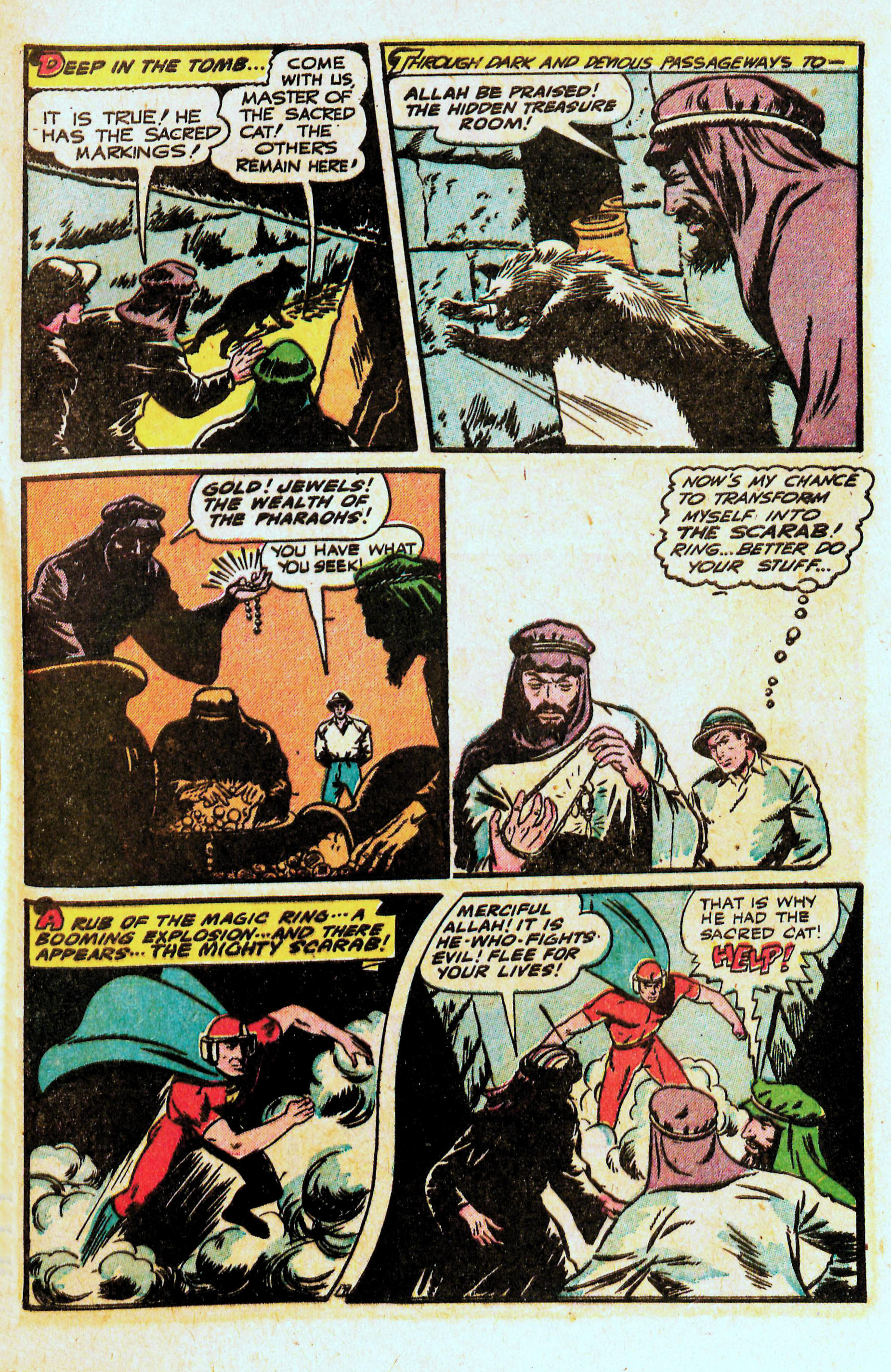 Black Terror, page 45. Black Terror. Public domain in the United States. Intended scans: Digital Comic Museum and Comic Book Plus. https://digitalcomicmuseum.com/