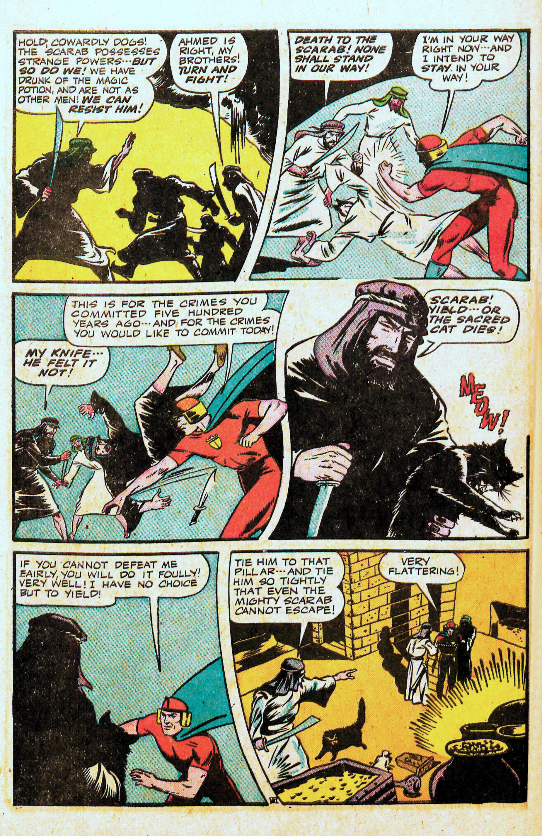 Black Terror, page 46. Black Terror. Public domain in the United States. Intended scans: Digital Comic Museum and Comic Book Plus. https://digitalcomicmuseum.com/