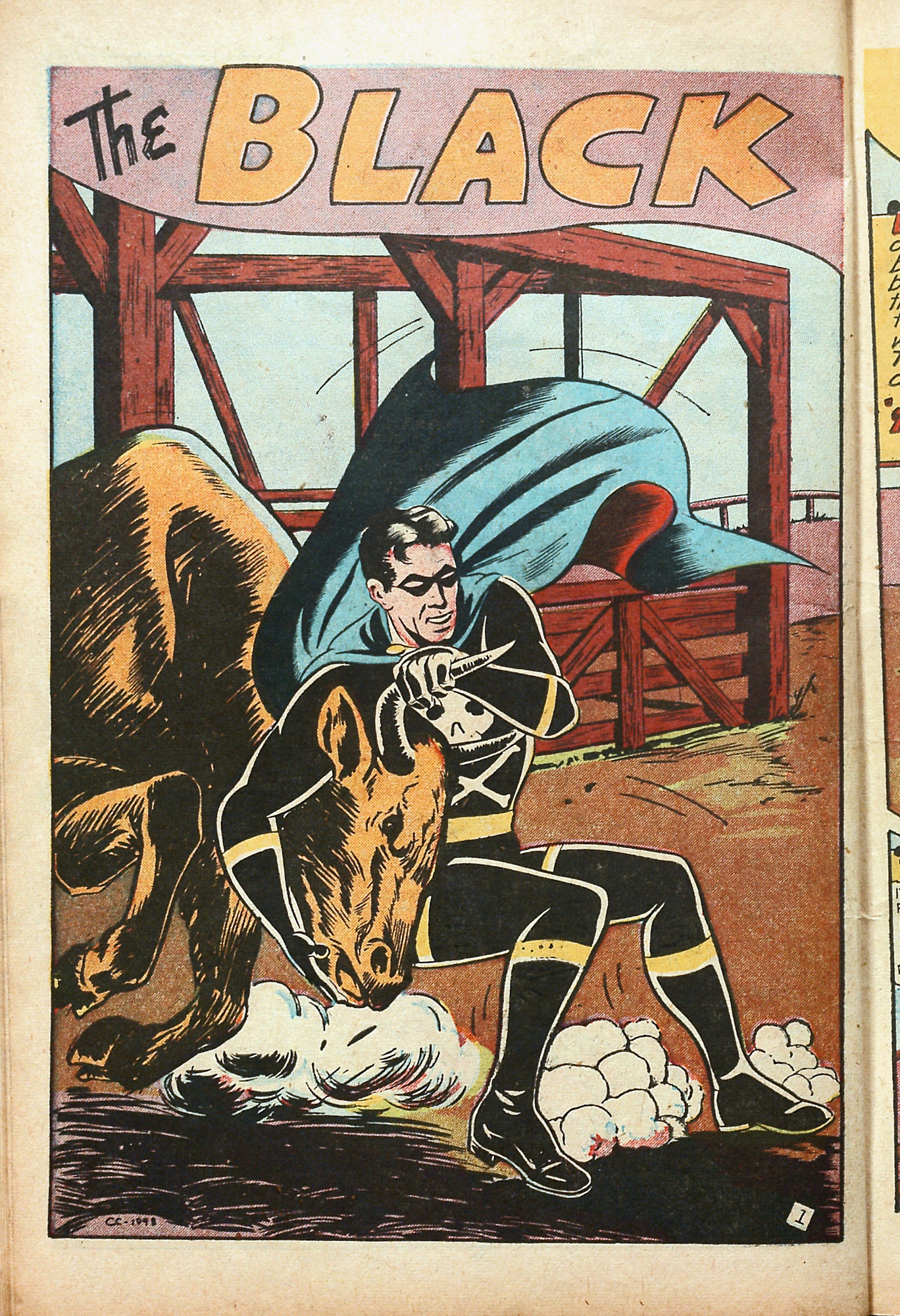Black Terror, page 14. Black Terror. Public domain in the United States. Intended scans: Digital Comic Museum and Comic Book Plus. https://digitalcomicmuseum.com/