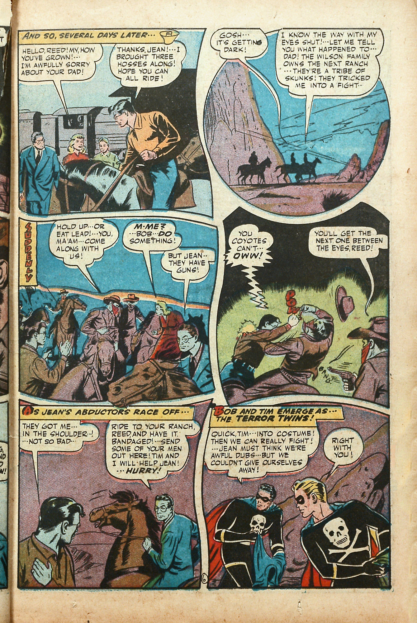 Black Terror, page 19. Black Terror. Public domain in the United States. Intended scans: Digital Comic Museum and Comic Book Plus. https://digitalcomicmuseum.com/