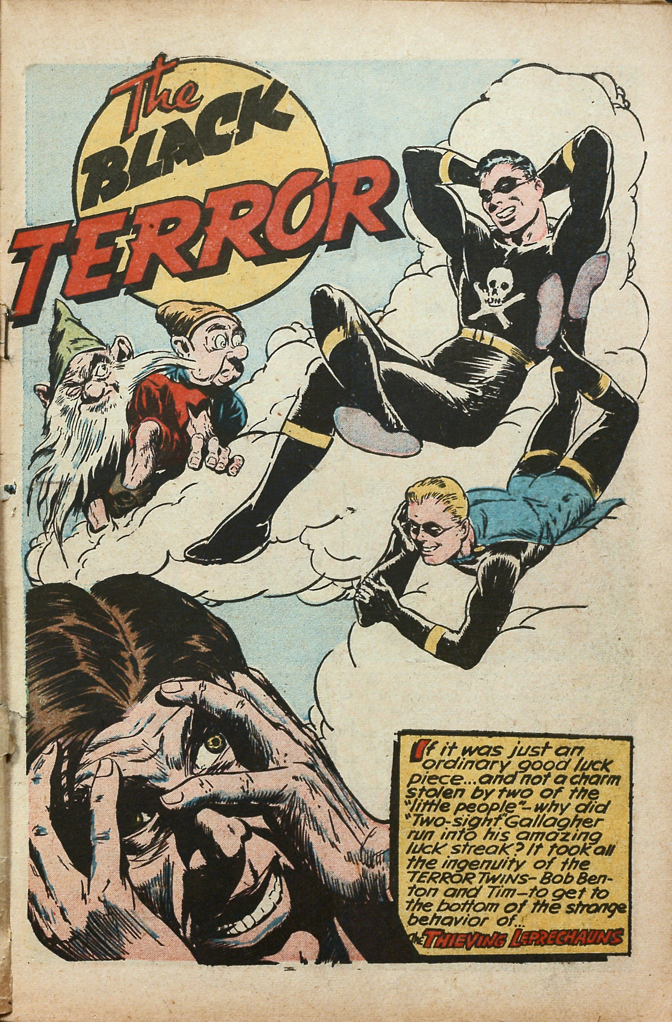 Black Terror, page 3. Black Terror. Public domain in the United States. Intended scans: Digital Comic Museum and Comic Book Plus. https://digitalcomicmuseum.com/