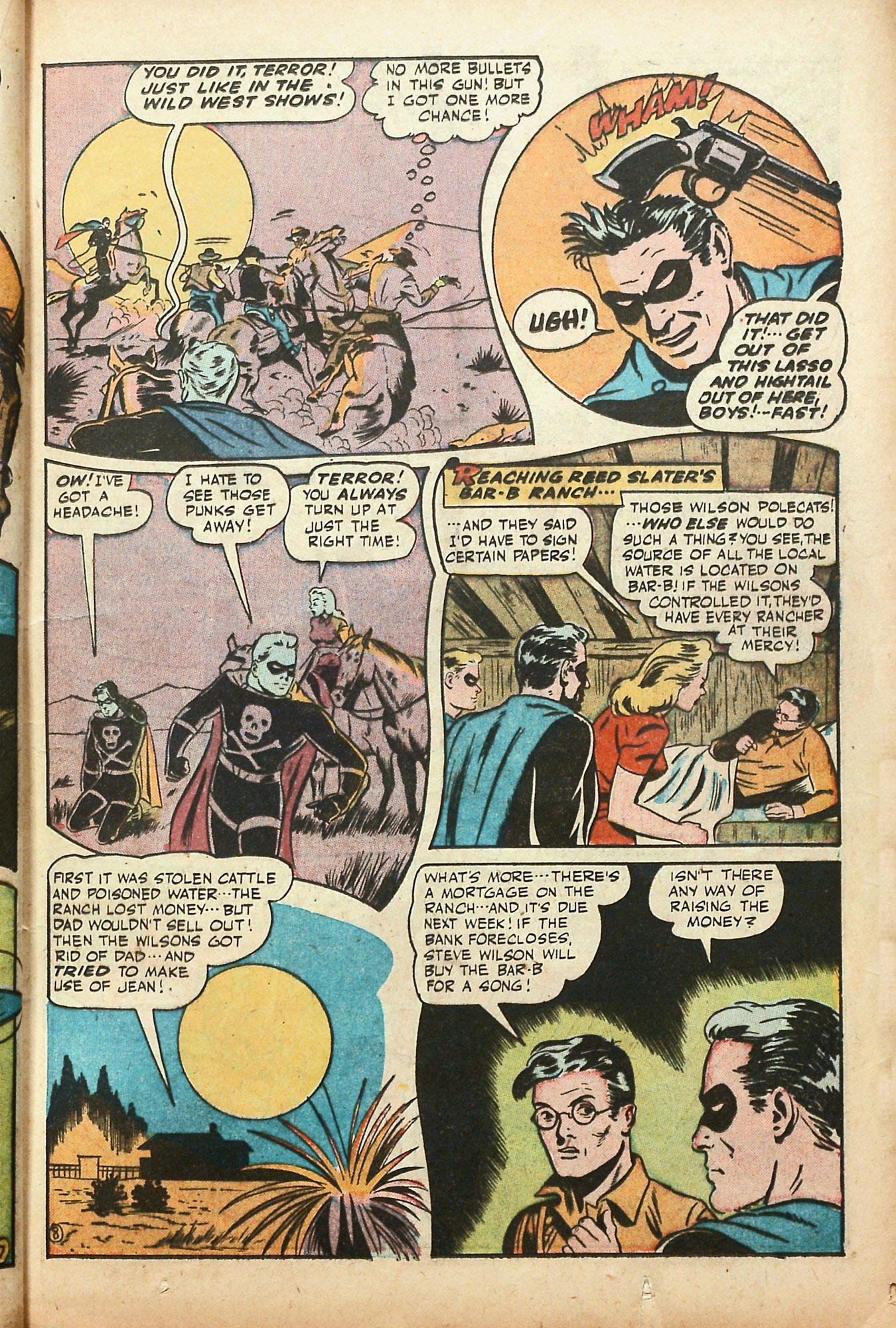 Black Terror, page 21. Black Terror. Public domain in the United States. Intended scans: Digital Comic Museum and Comic Book Plus. https://digitalcomicmuseum.com/
