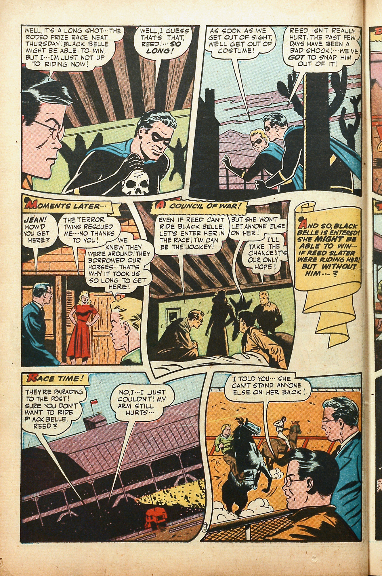 Black Terror, page 22. Black Terror. Public domain in the United States. Intended scans: Digital Comic Museum and Comic Book Plus. https://digitalcomicmuseum.com/
