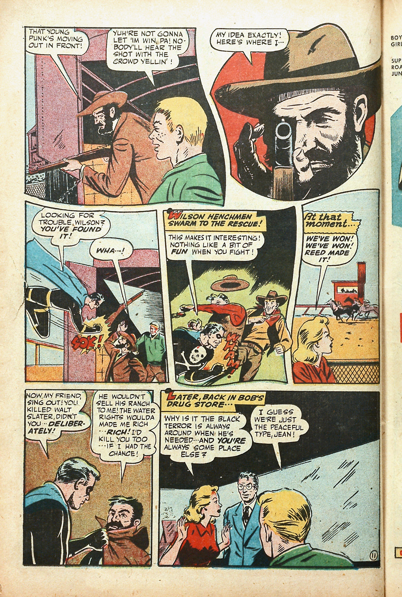 Black Terror, page 24. Black Terror. Public domain in the United States. Intended scans: Digital Comic Museum and Comic Book Plus. https://digitalcomicmuseum.com/