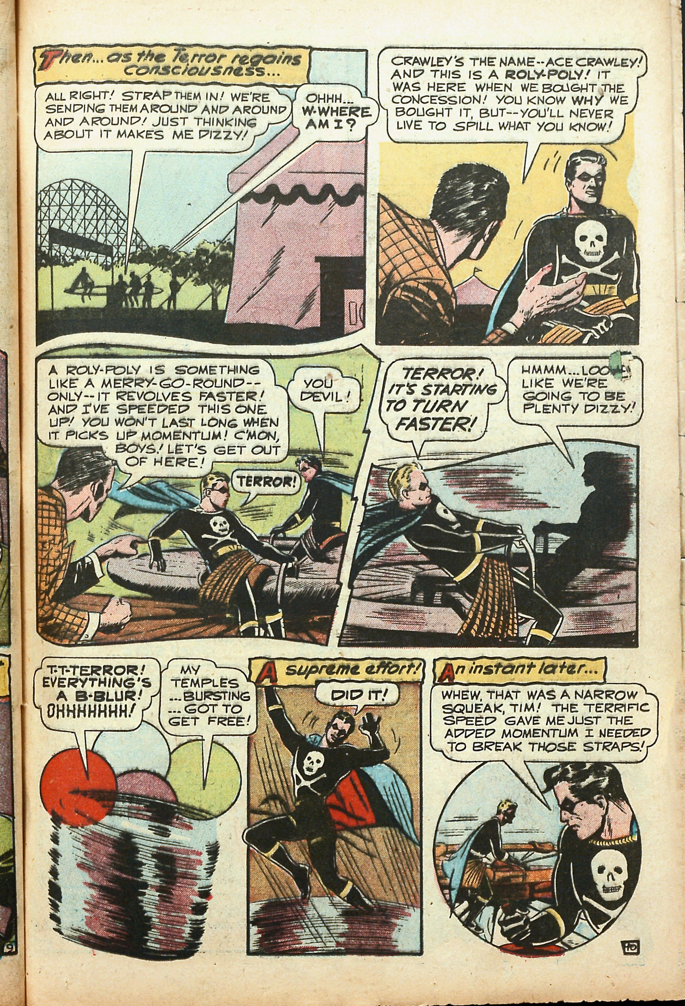 Black Terror, page 35. Black Terror. Public domain in the United States. Intended scans: Digital Comic Museum and Comic Book Plus. https://digitalcomicmuseum.com/