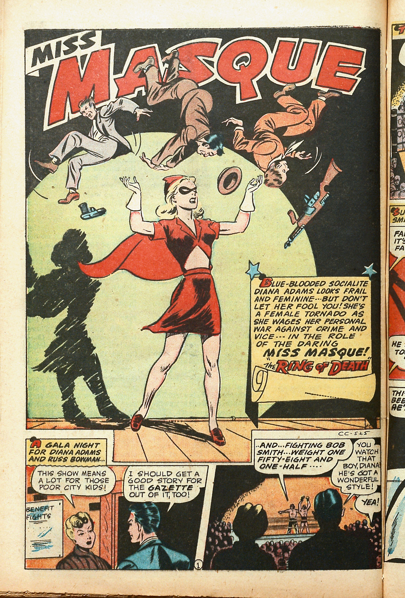 Black Terror, page 40. Black Terror. Public domain in the United States. Intended scans: Digital Comic Museum and Comic Book Plus. https://digitalcomicmuseum.com/