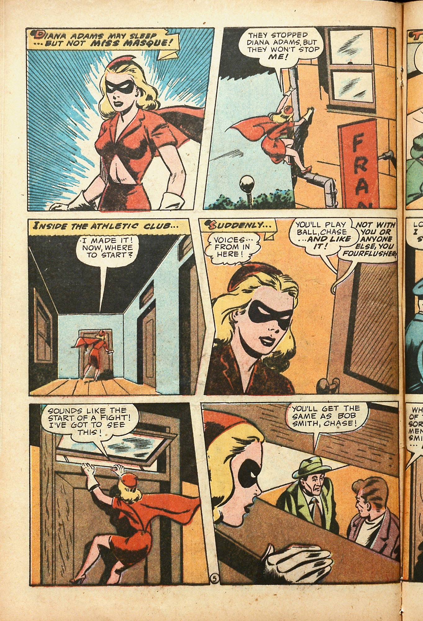Black Terror, page 44. Black Terror. Public domain in the United States. Intended scans: Digital Comic Museum and Comic Book Plus. https://digitalcomicmuseum.com/