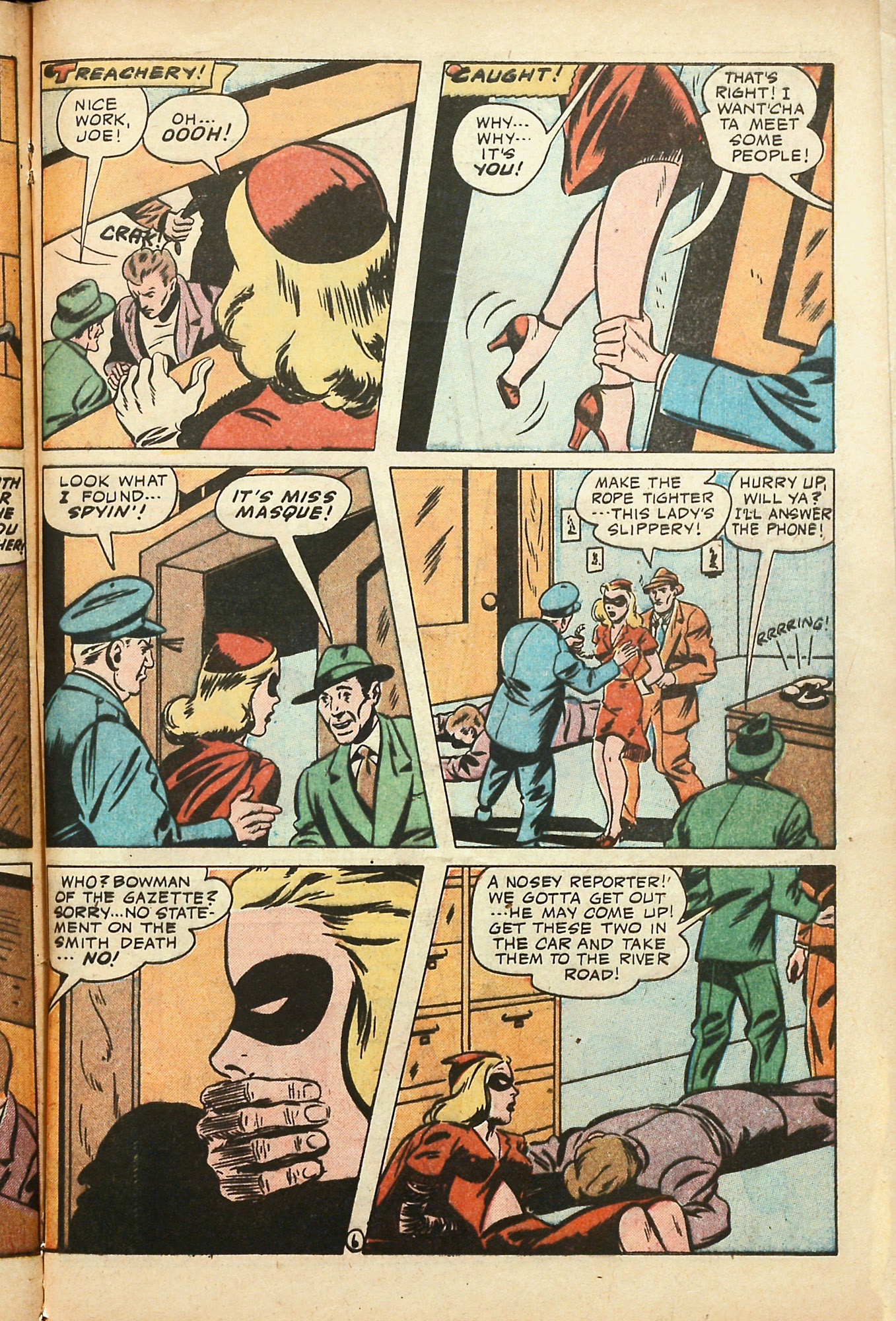 Black Terror, page 45. Black Terror. Public domain in the United States. Intended scans: Digital Comic Museum and Comic Book Plus. https://digitalcomicmuseum.com/