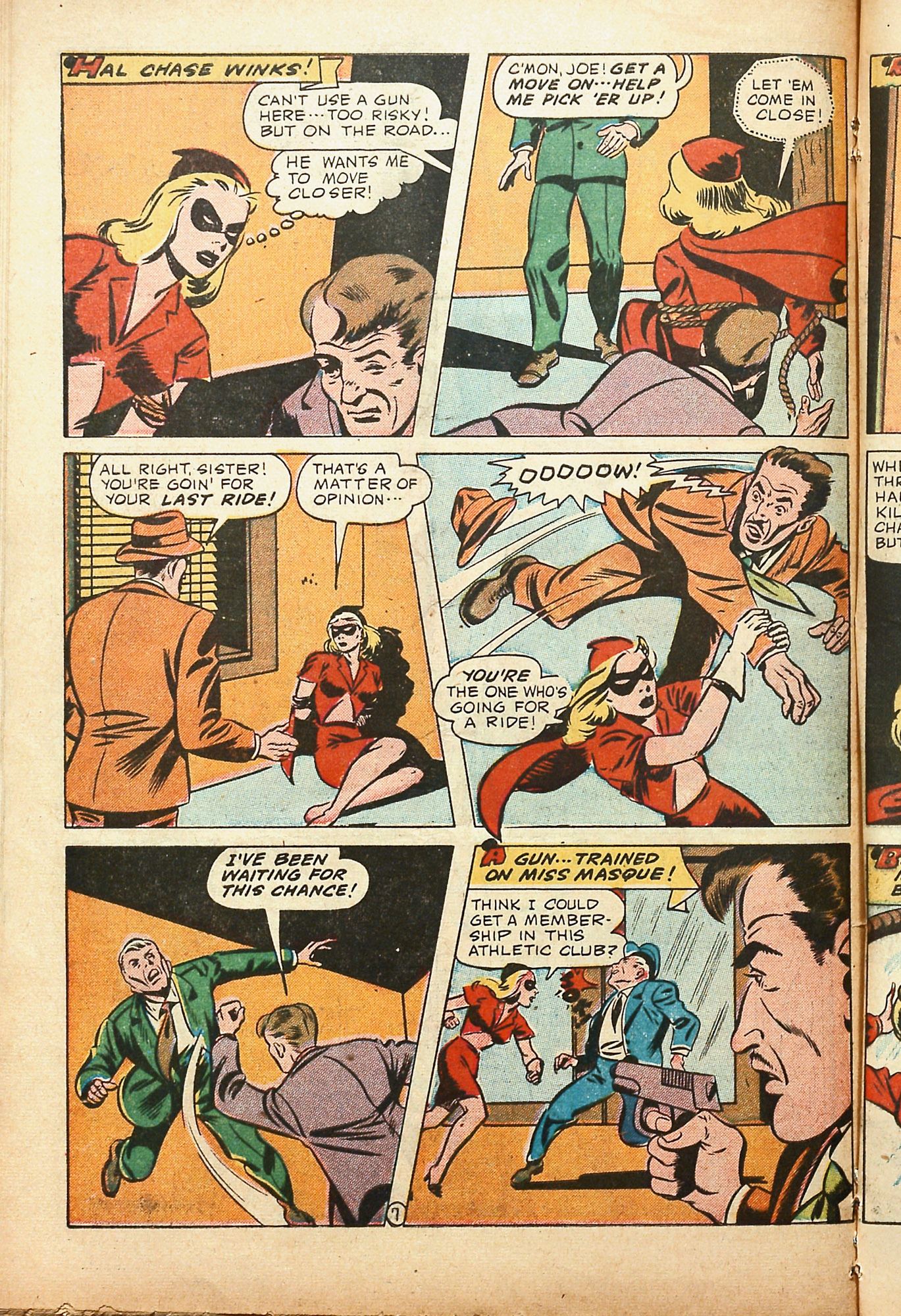 Black Terror, page 46. Black Terror. Public domain in the United States. Intended scans: Digital Comic Museum and Comic Book Plus. https://digitalcomicmuseum.com/
