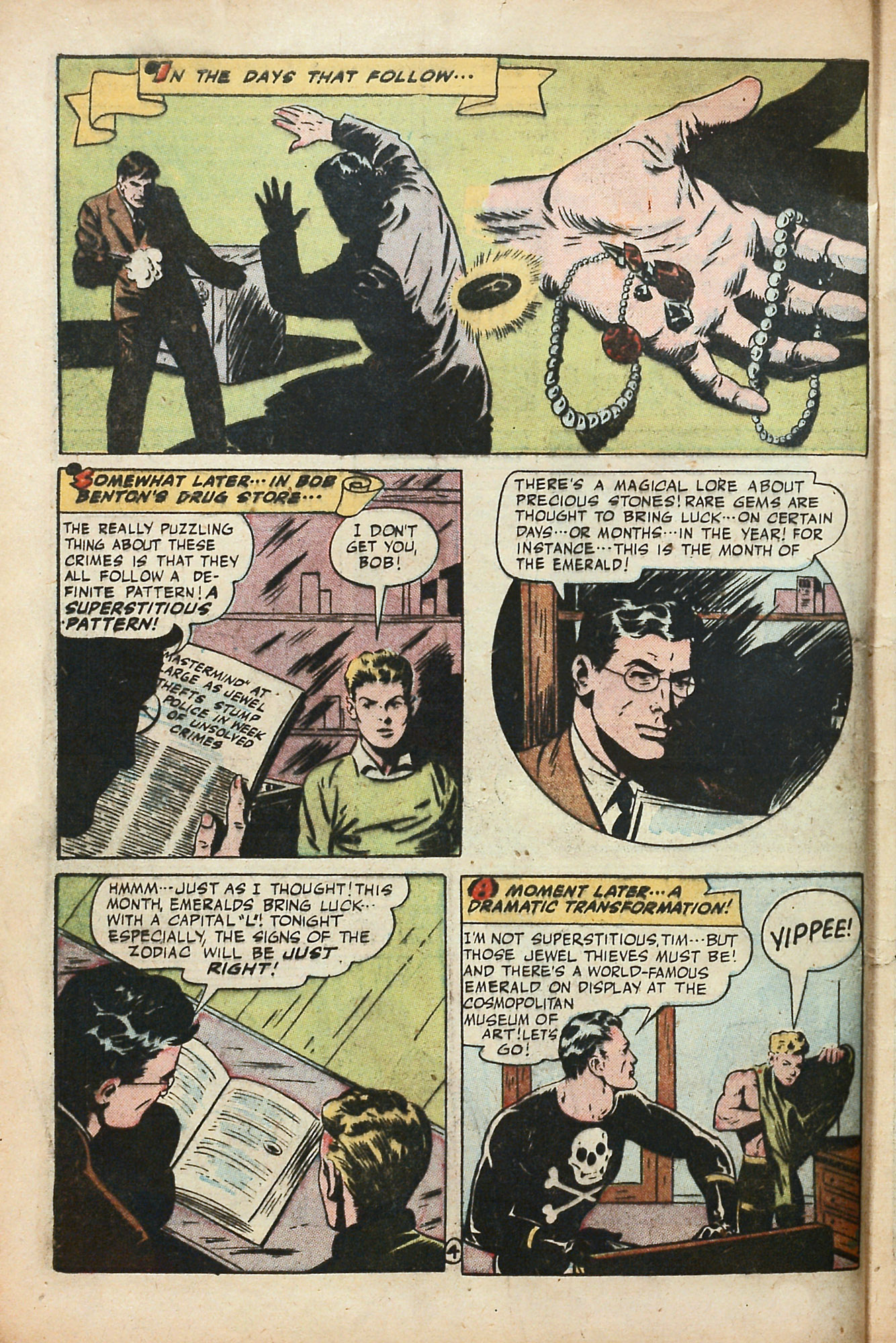 Black Terror, page 6. Black Terror. Public domain in the United States. Intended scans: Digital Comic Museum and Comic Book Plus. https://digitalcomicmuseum.com/