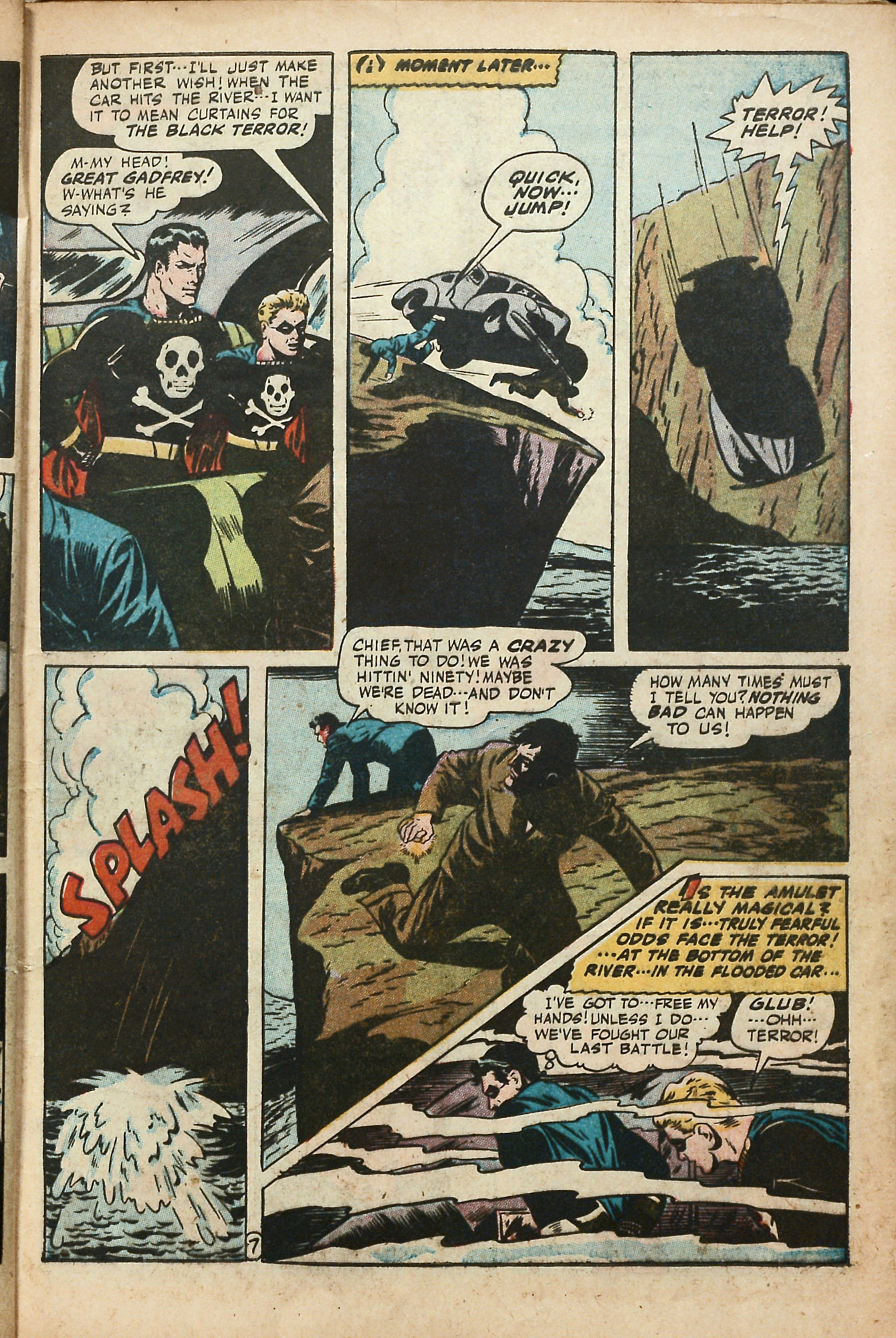 Black Terror, page 9. Black Terror. Public domain in the United States. Intended scans: Digital Comic Museum and Comic Book Plus. https://digitalcomicmuseum.com/