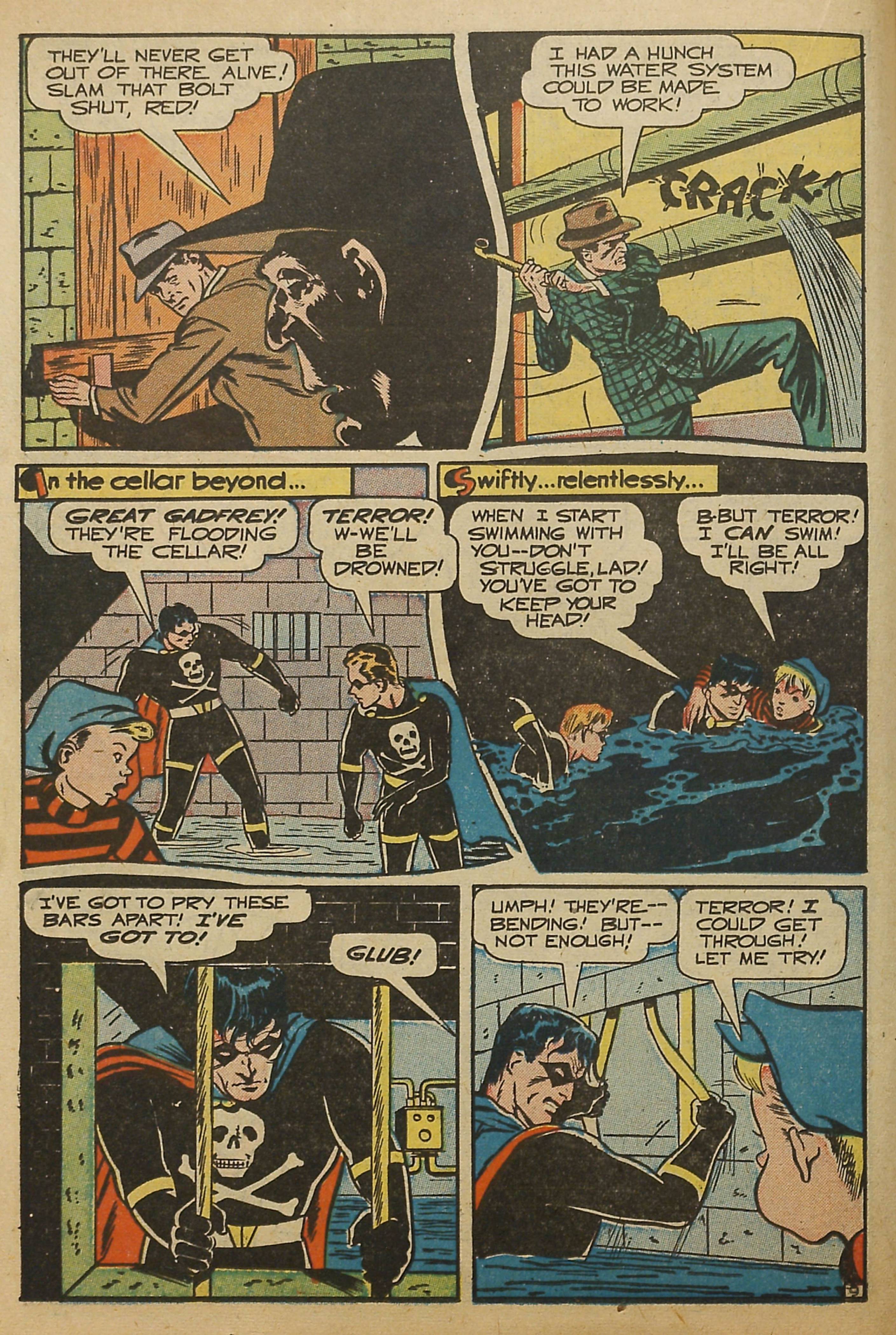 Black Terror, page 23. Black Terror. Public domain in the United States. Intended scans: Digital Comic Museum and Comic Book Plus. https://digitalcomicmuseum.com/