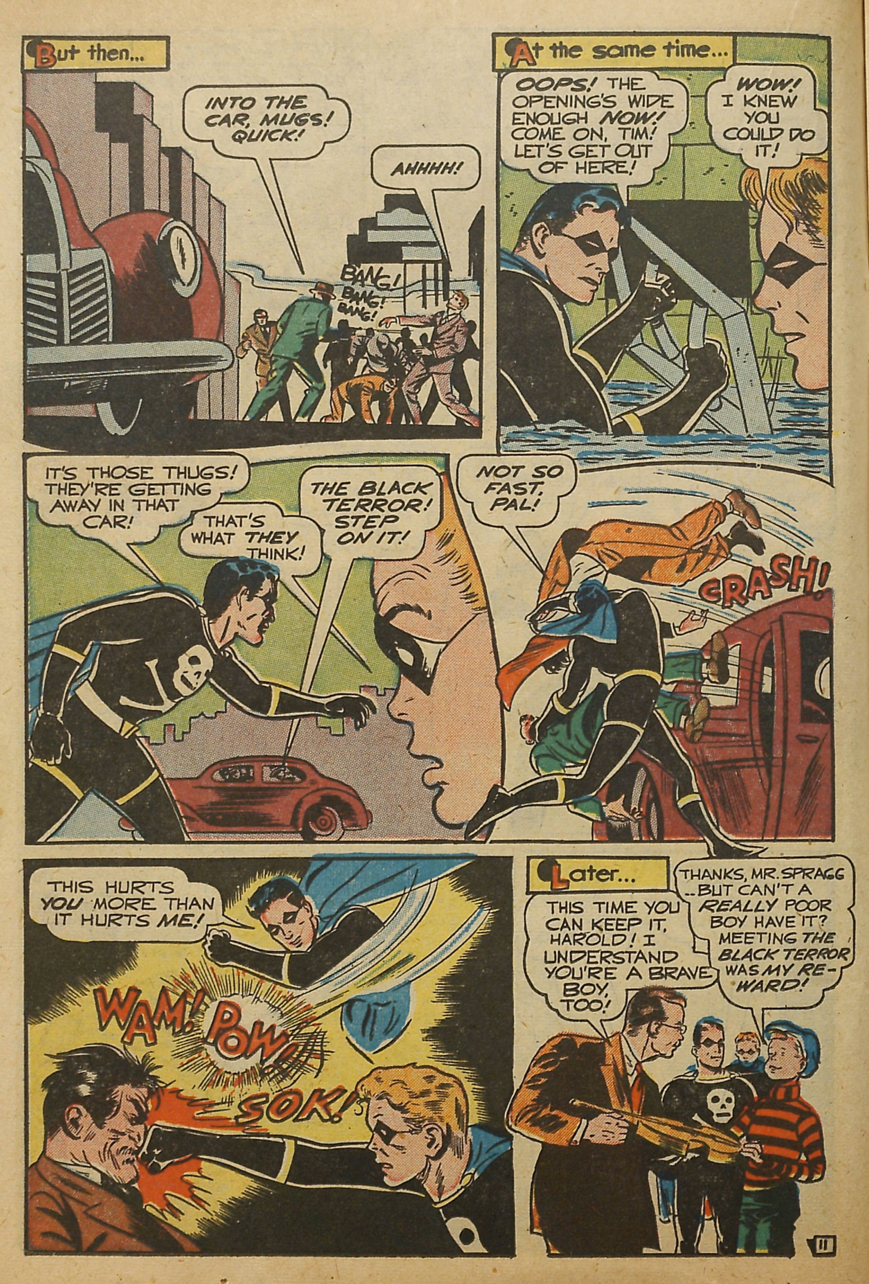 Black Terror, page 25. Black Terror. Public domain in the United States. Intended scans: Digital Comic Museum and Comic Book Plus. https://digitalcomicmuseum.com/