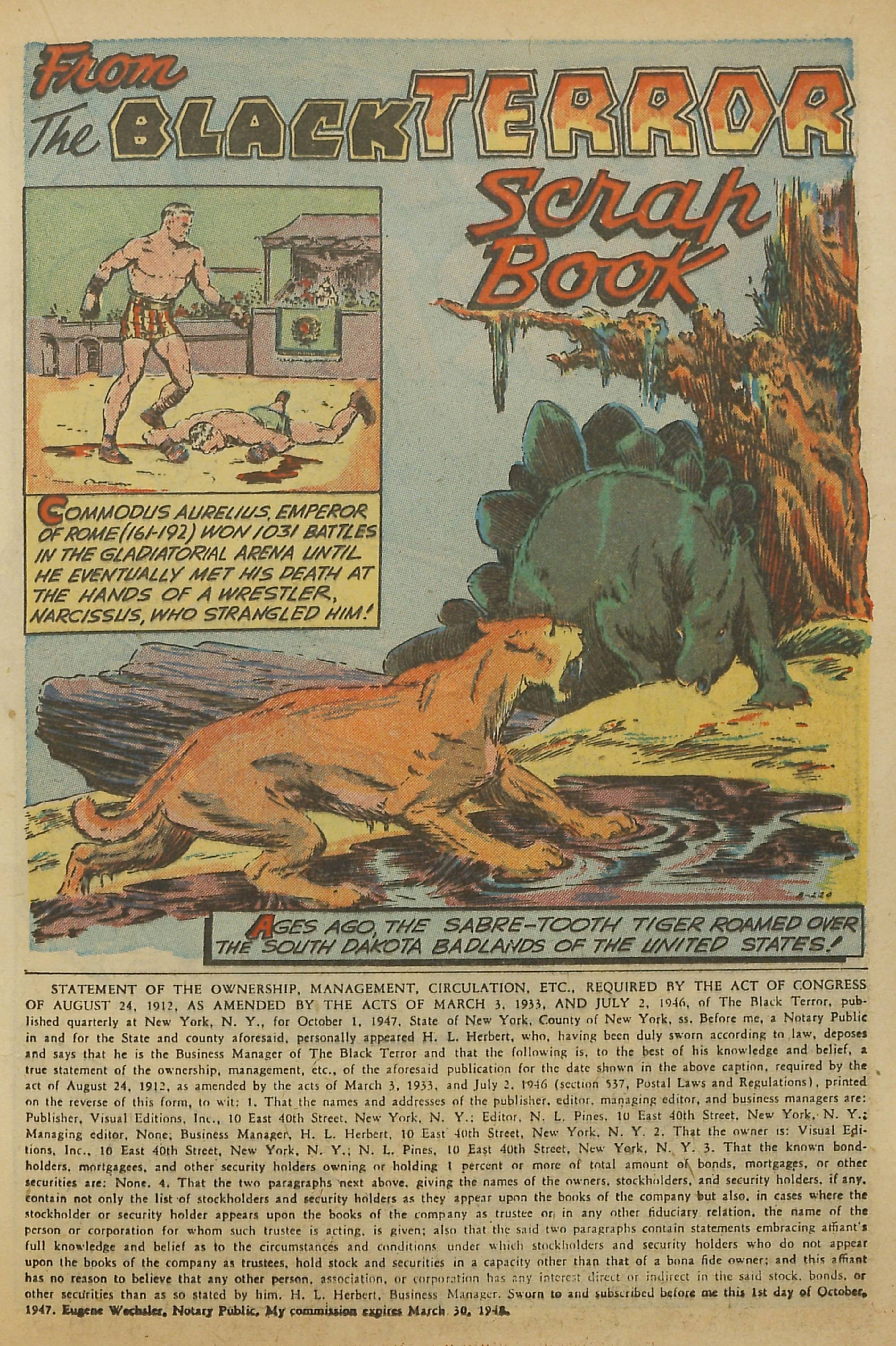 Black Terror, page 26. Black Terror. Public domain in the United States. Intended scans: Digital Comic Museum and Comic Book Plus. https://digitalcomicmuseum.com/