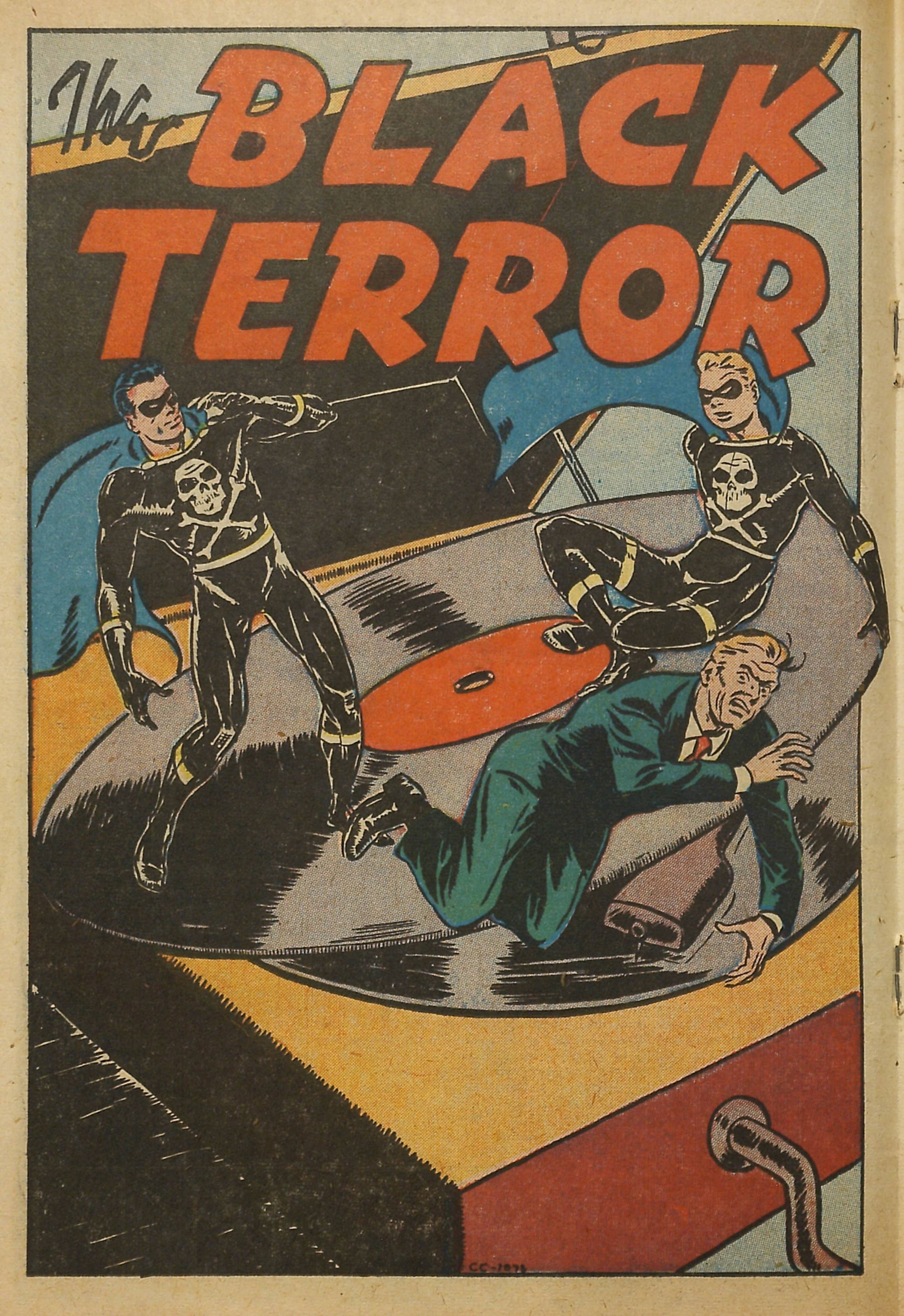 Black Terror, page 27. Black Terror. Public domain in the United States. Intended scans: Digital Comic Museum and Comic Book Plus. https://digitalcomicmuseum.com/