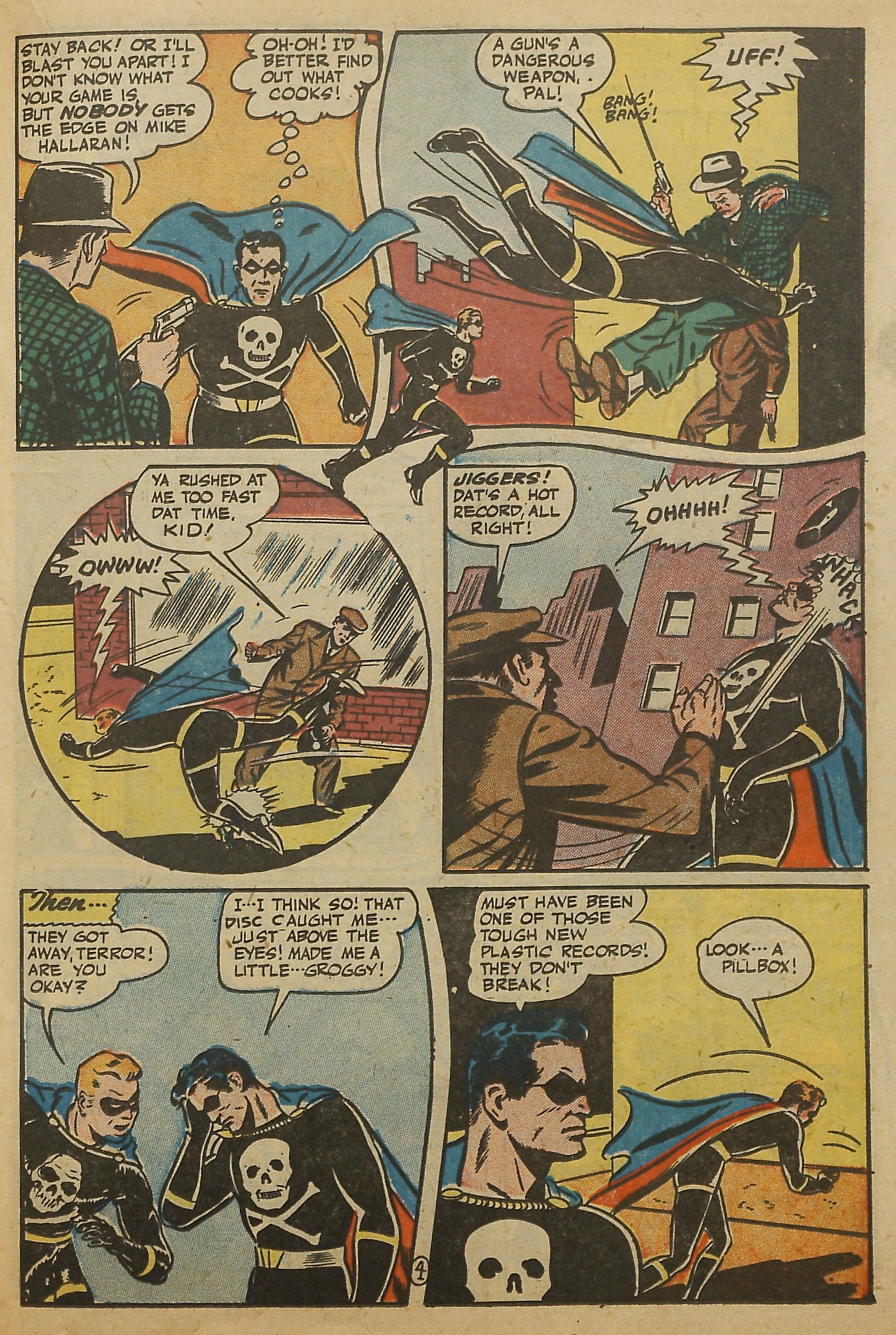 Black Terror, page 30. Black Terror. Public domain in the United States. Intended scans: Digital Comic Museum and Comic Book Plus. https://digitalcomicmuseum.com/