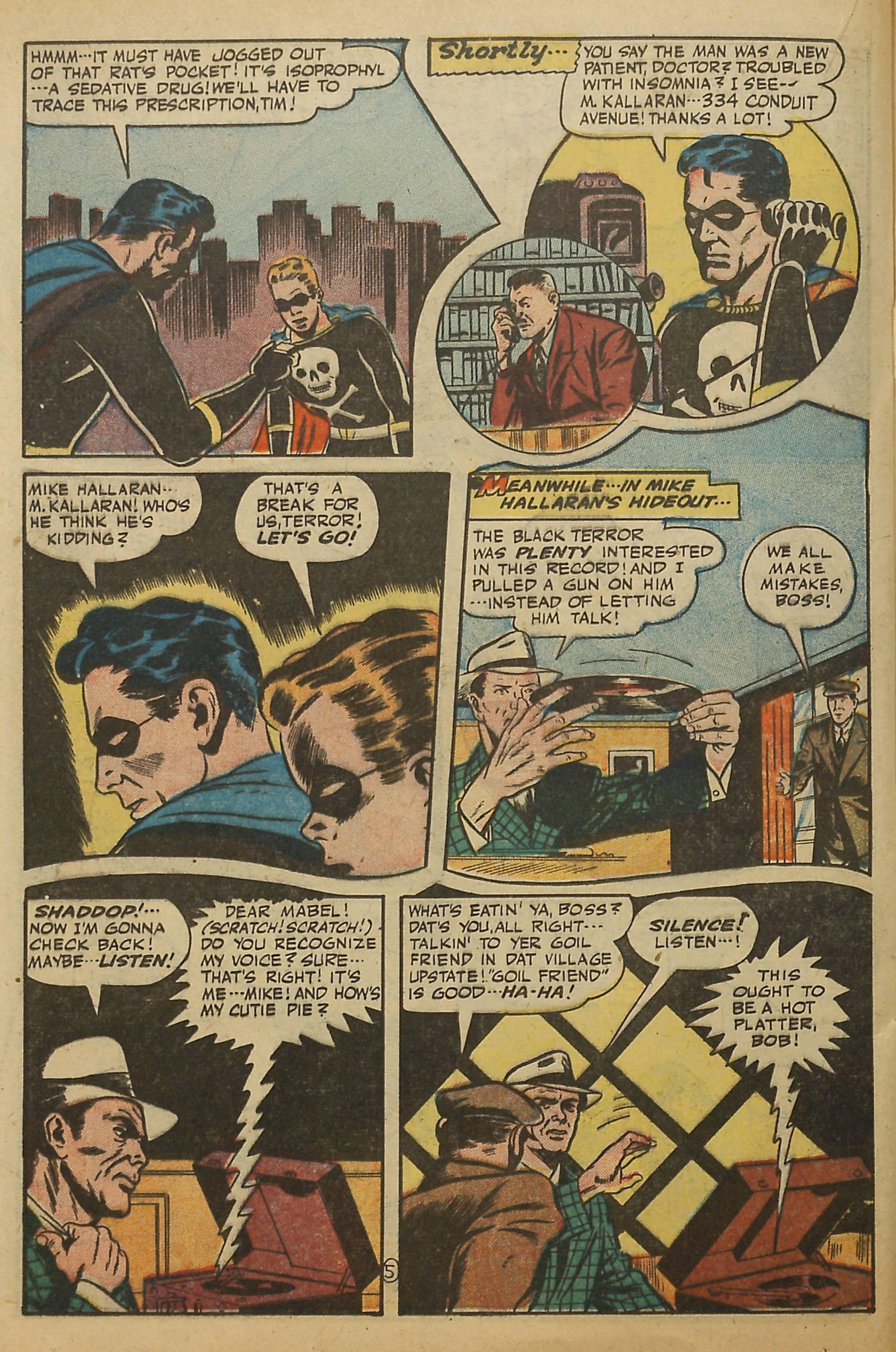 Black Terror, page 31. Black Terror. Public domain in the United States. Intended scans: Digital Comic Museum and Comic Book Plus. https://digitalcomicmuseum.com/