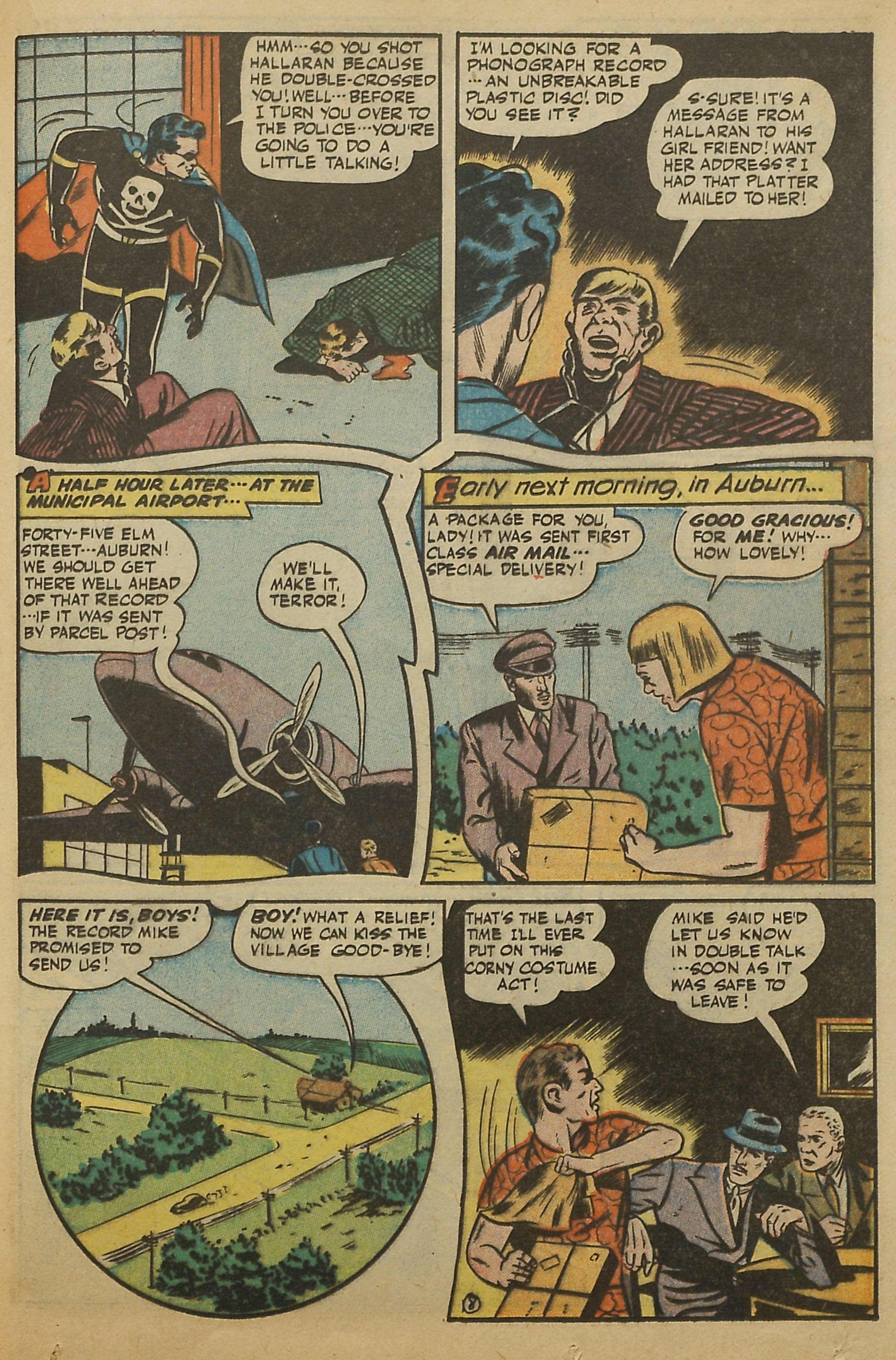 Black Terror, page 34. Black Terror. Public domain in the United States. Intended scans: Digital Comic Museum and Comic Book Plus. https://digitalcomicmuseum.com/