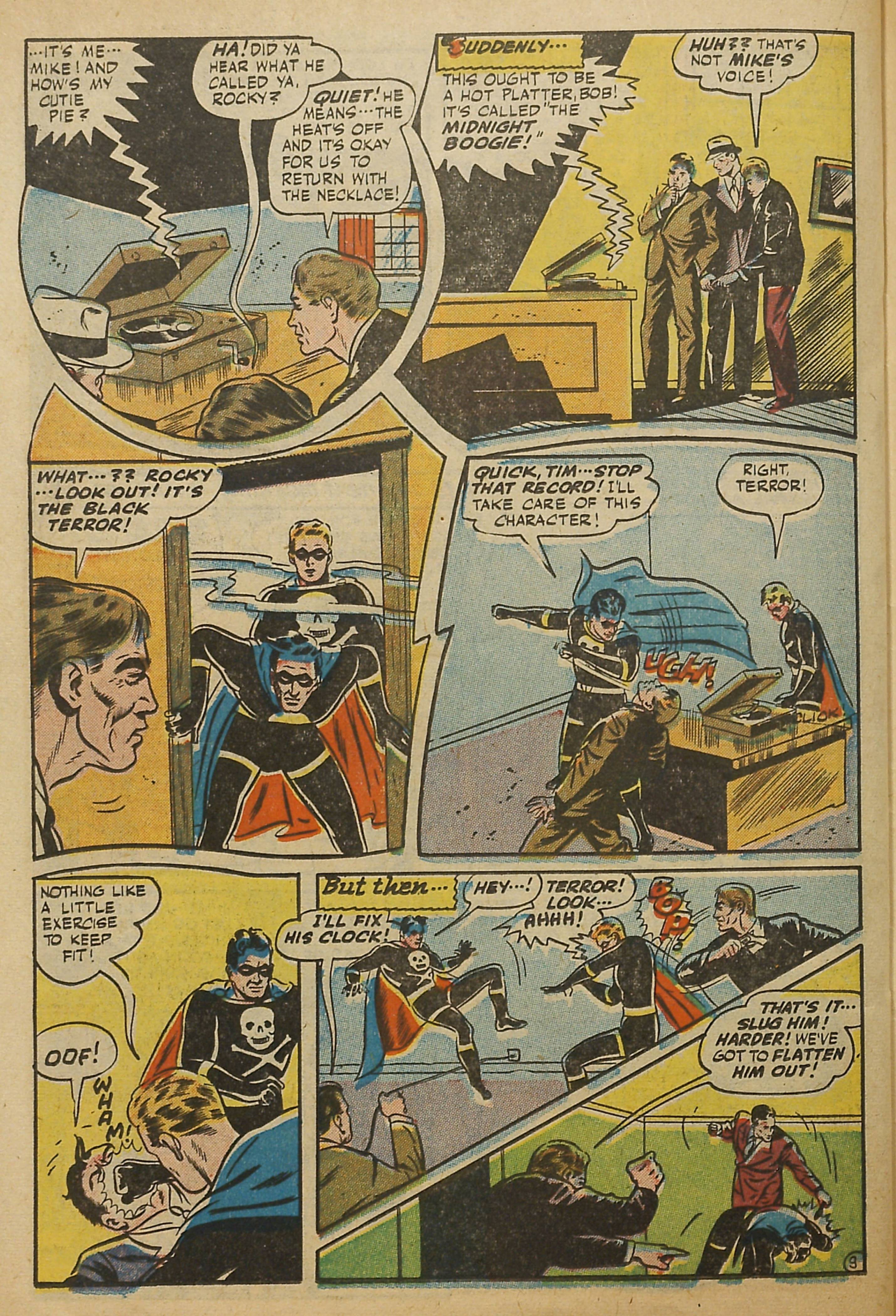Black Terror, page 35. Black Terror. Public domain in the United States. Intended scans: Digital Comic Museum and Comic Book Plus. https://digitalcomicmuseum.com/