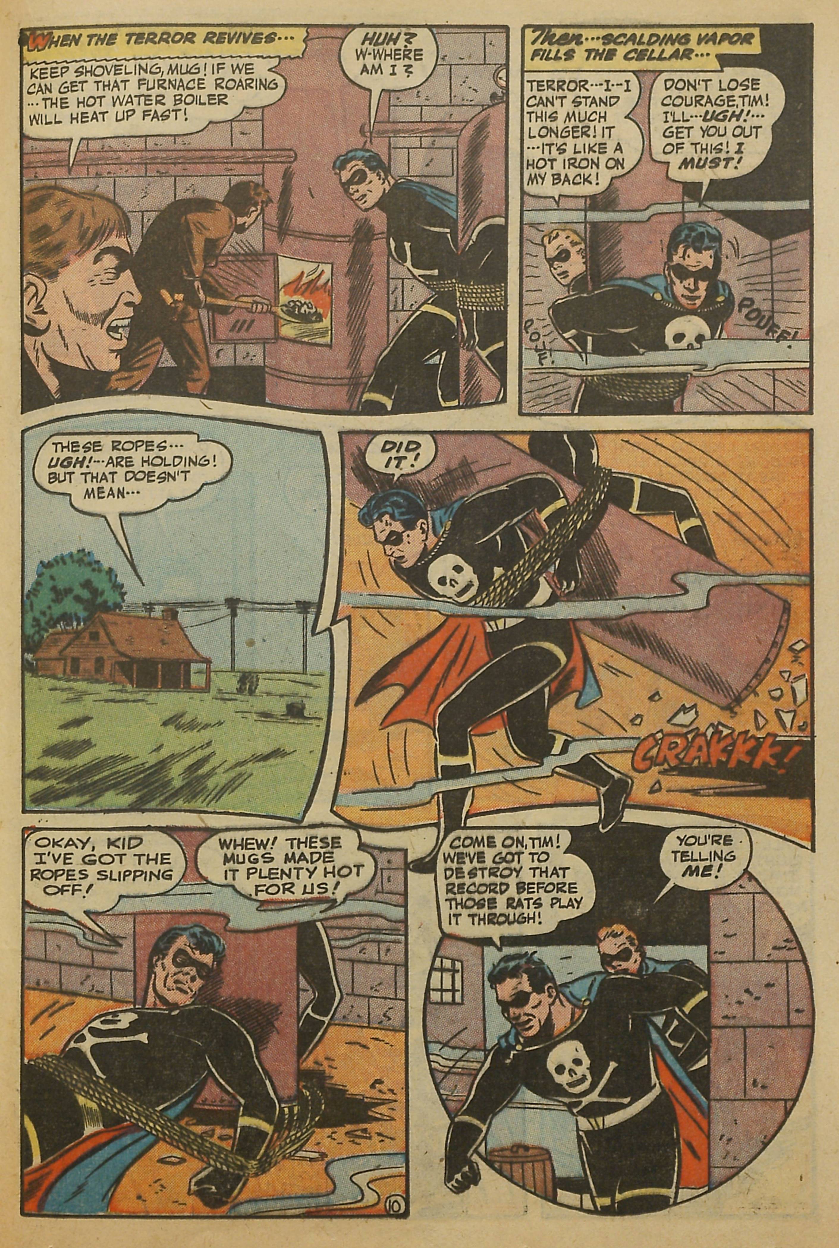 Black Terror, page 36. Black Terror. Public domain in the United States. Intended scans: Digital Comic Museum and Comic Book Plus. https://digitalcomicmuseum.com/