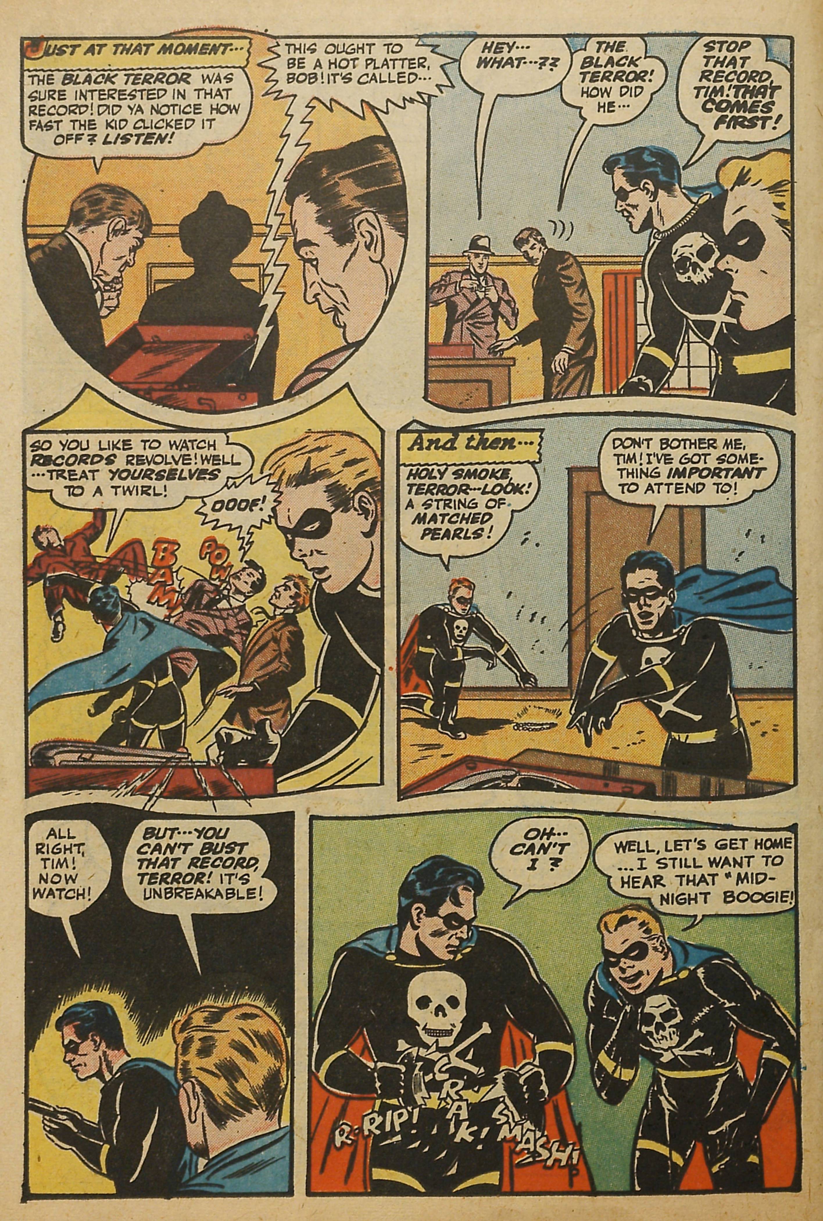 Black Terror, page 37. Black Terror. Public domain in the United States. Intended scans: Digital Comic Museum and Comic Book Plus. https://digitalcomicmuseum.com/