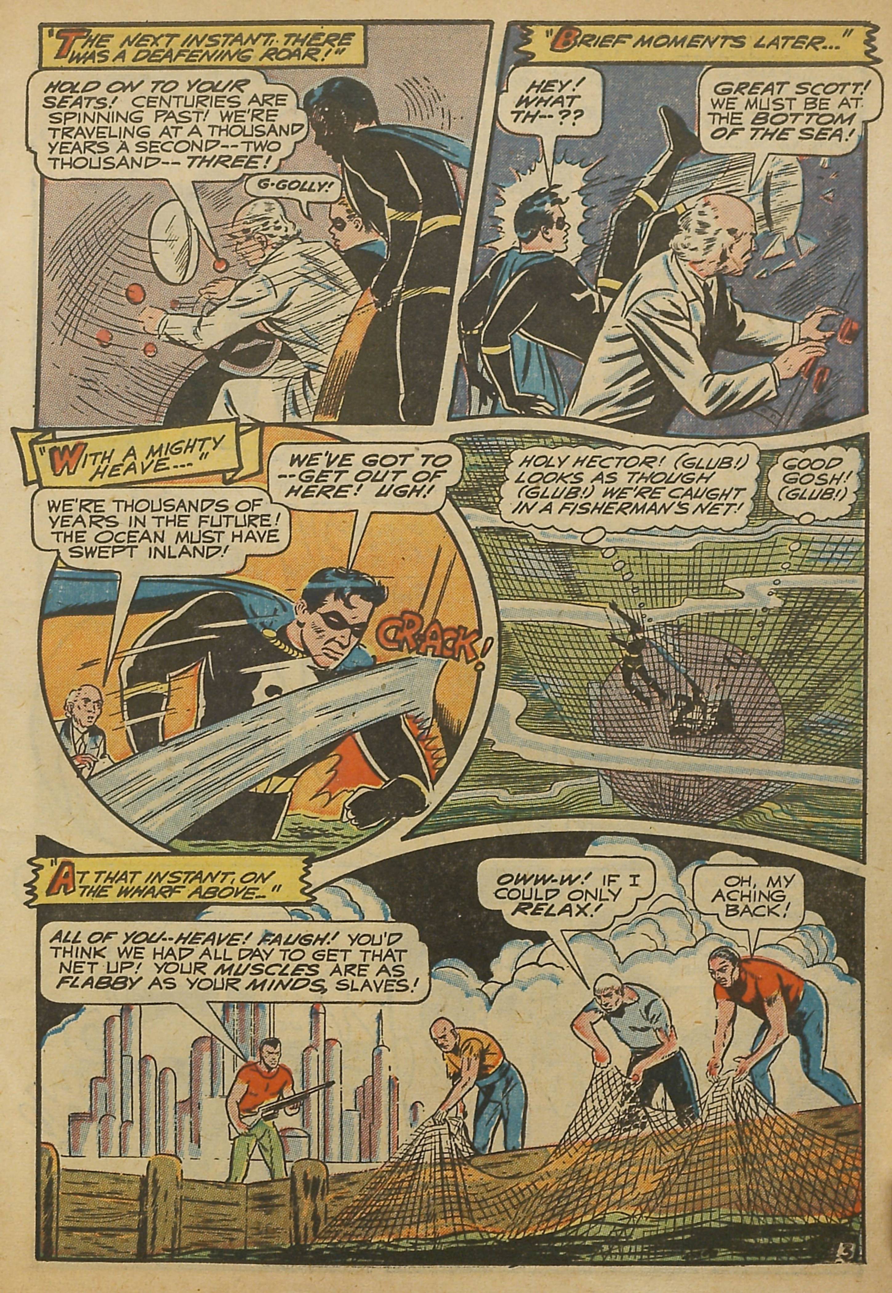 Black Terror, page 5. Black Terror. Public domain in the United States. Intended scans: Digital Comic Museum and Comic Book Plus. https://digitalcomicmuseum.com/