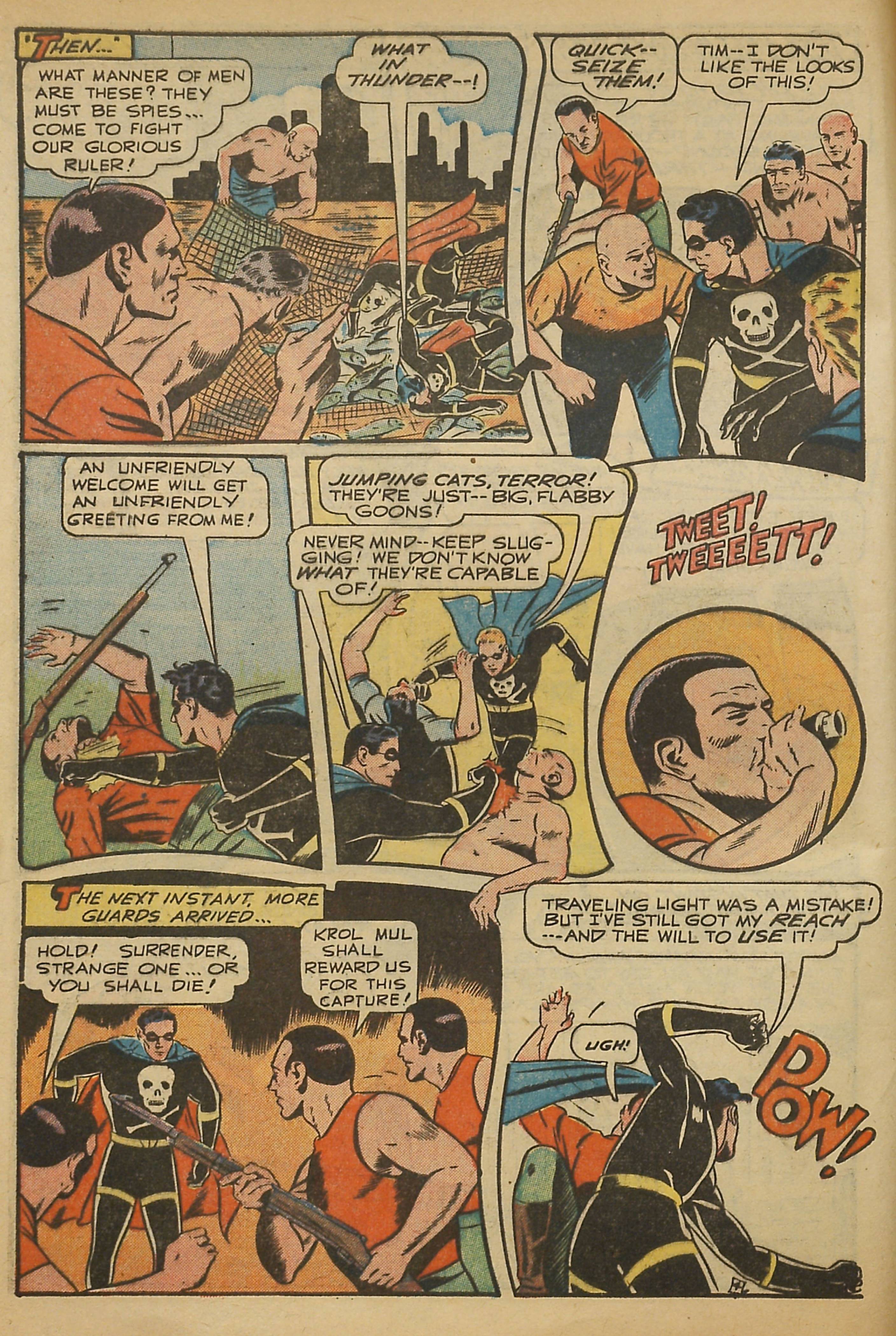Black Terror, page 6. Black Terror. Public domain in the United States. Intended scans: Digital Comic Museum and Comic Book Plus. https://digitalcomicmuseum.com/