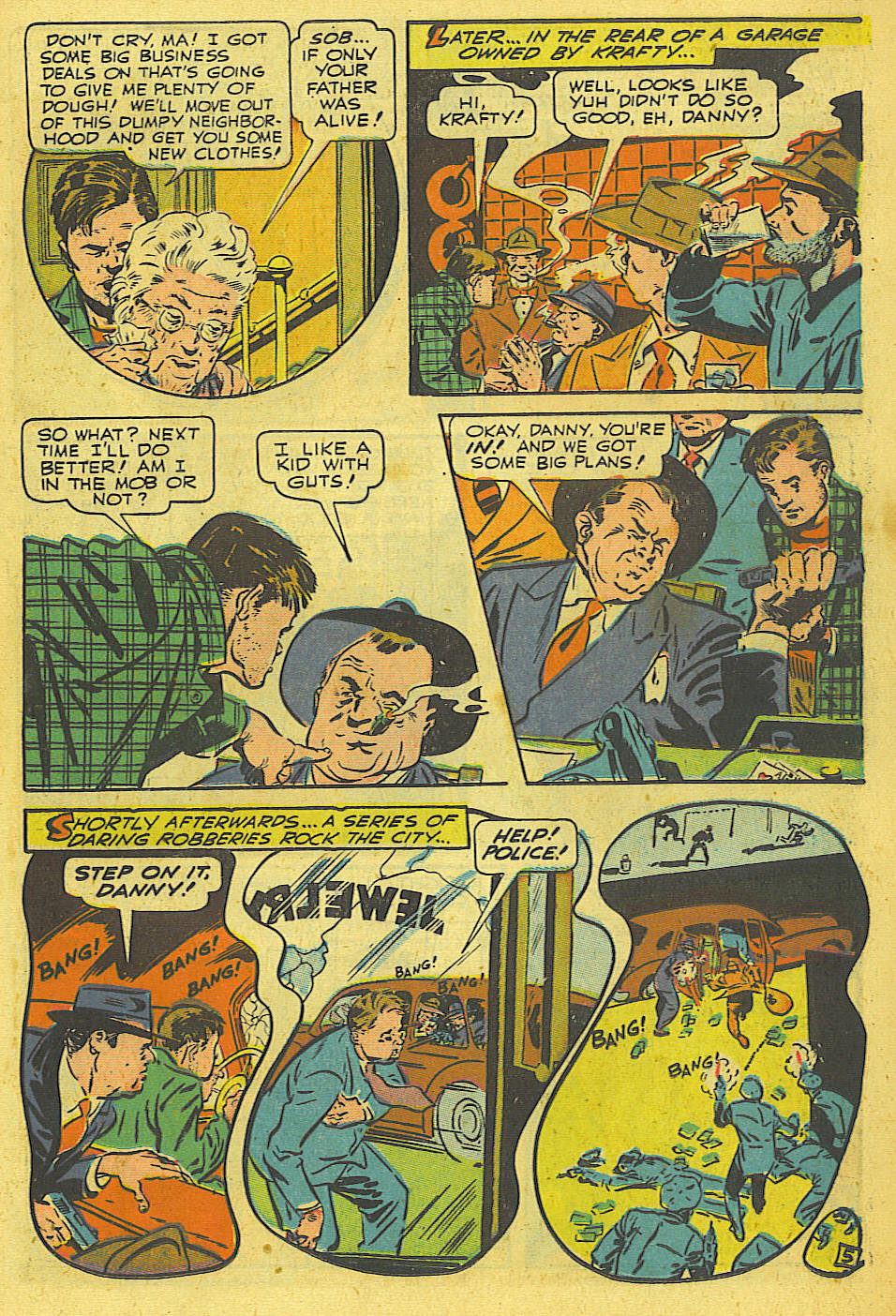 Black Terror, page 16. Black Terror. Public domain in the United States. Intended scans: Digital Comic Museum and Comic Book Plus. https://digitalcomicmuseum.com/