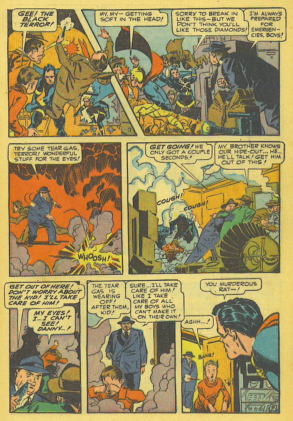 Black Terror, page 20. Black Terror. Public domain in the United States. Intended scans: Digital Comic Museum and Comic Book Plus. https://digitalcomicmuseum.com/