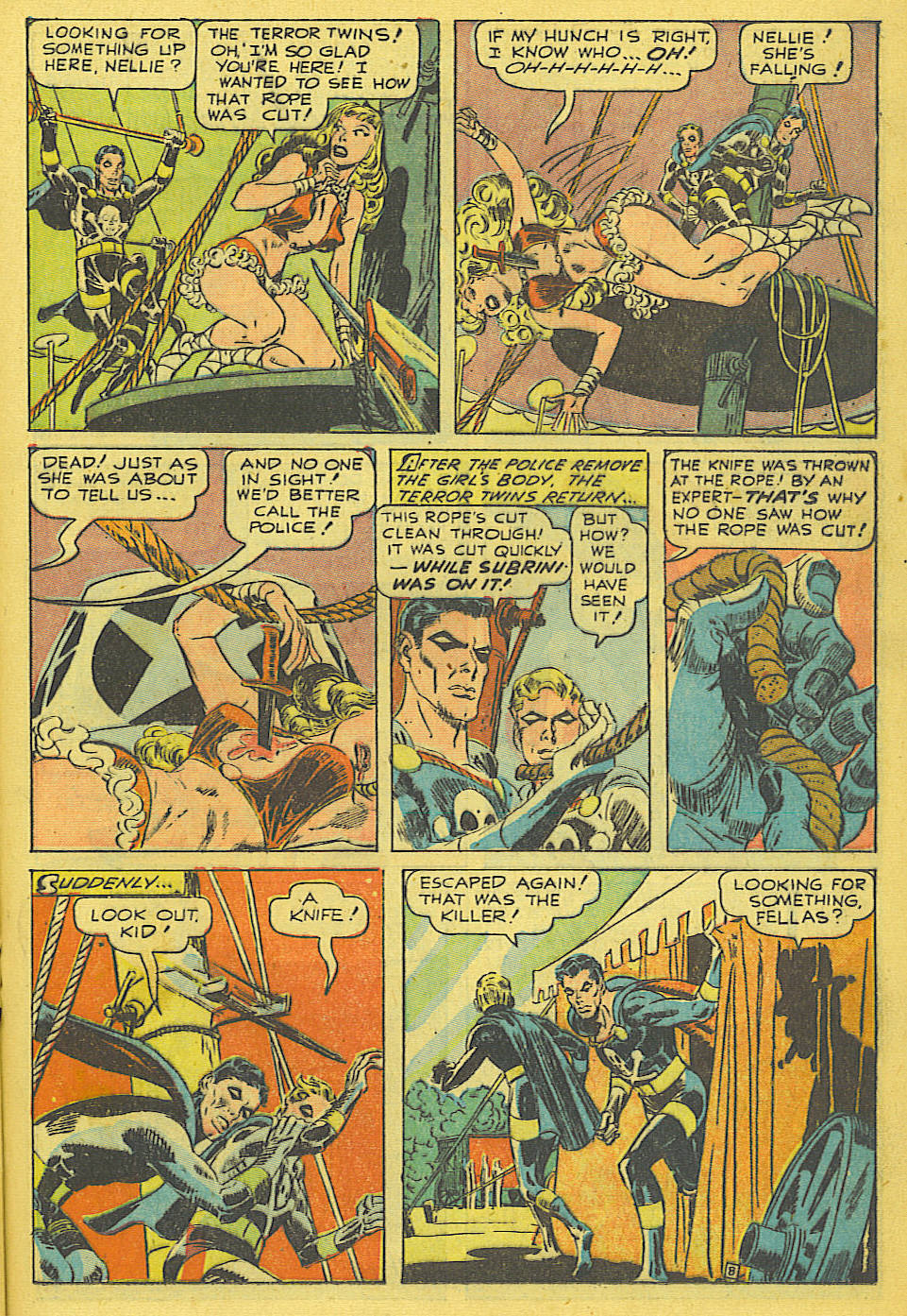Black Terror, page 32. Black Terror. Public domain in the United States. Intended scans: Digital Comic Museum and Comic Book Plus. https://digitalcomicmuseum.com/