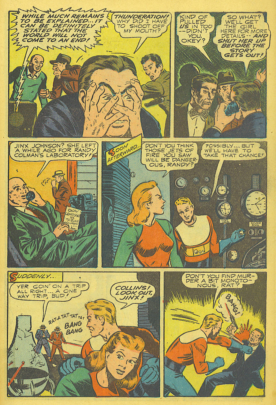 Black Terror, page 42. Black Terror. Public domain in the United States. Intended scans: Digital Comic Museum and Comic Book Plus. https://digitalcomicmuseum.com/