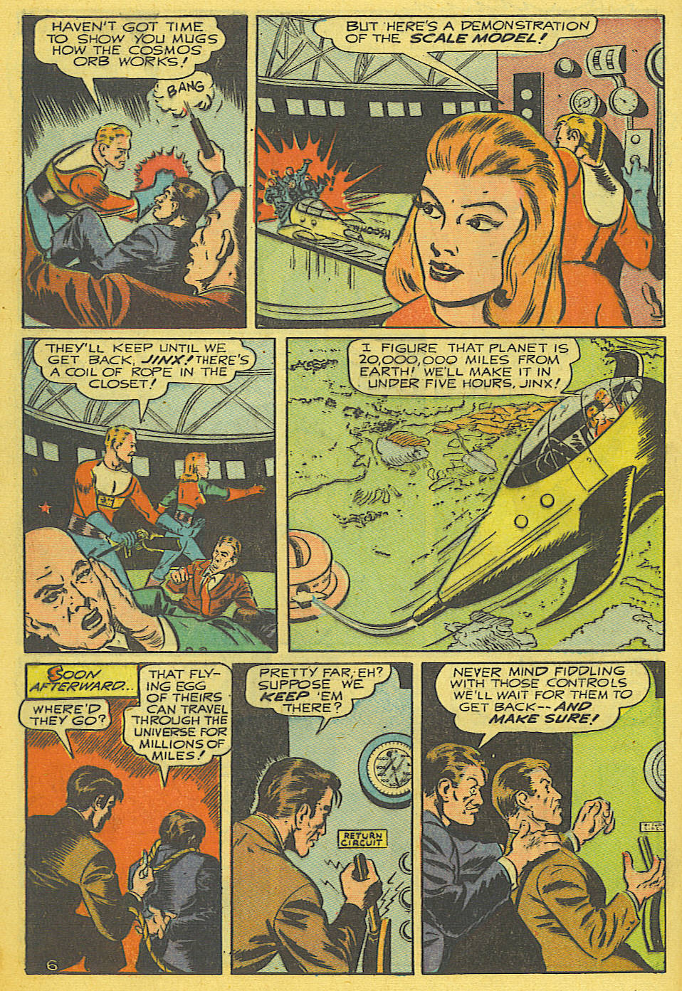 Black Terror, page 43. Black Terror. Public domain in the United States. Intended scans: Digital Comic Museum and Comic Book Plus. https://digitalcomicmuseum.com/