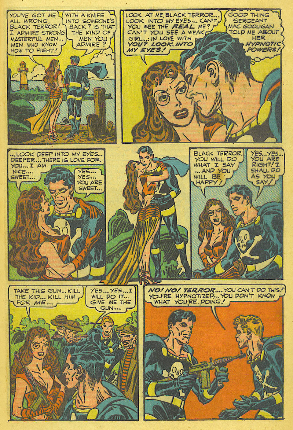 Black Terror, page 10. Black Terror. Public domain in the United States. Intended scans: Digital Comic Museum and Comic Book Plus. https://digitalcomicmuseum.com/