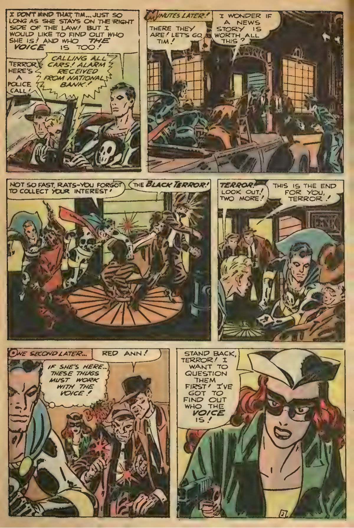 Black Terror, page 12. Black Terror. Public domain in the United States. Intended scans: Digital Comic Museum and Comic Book Plus. https://digitalcomicmuseum.com/