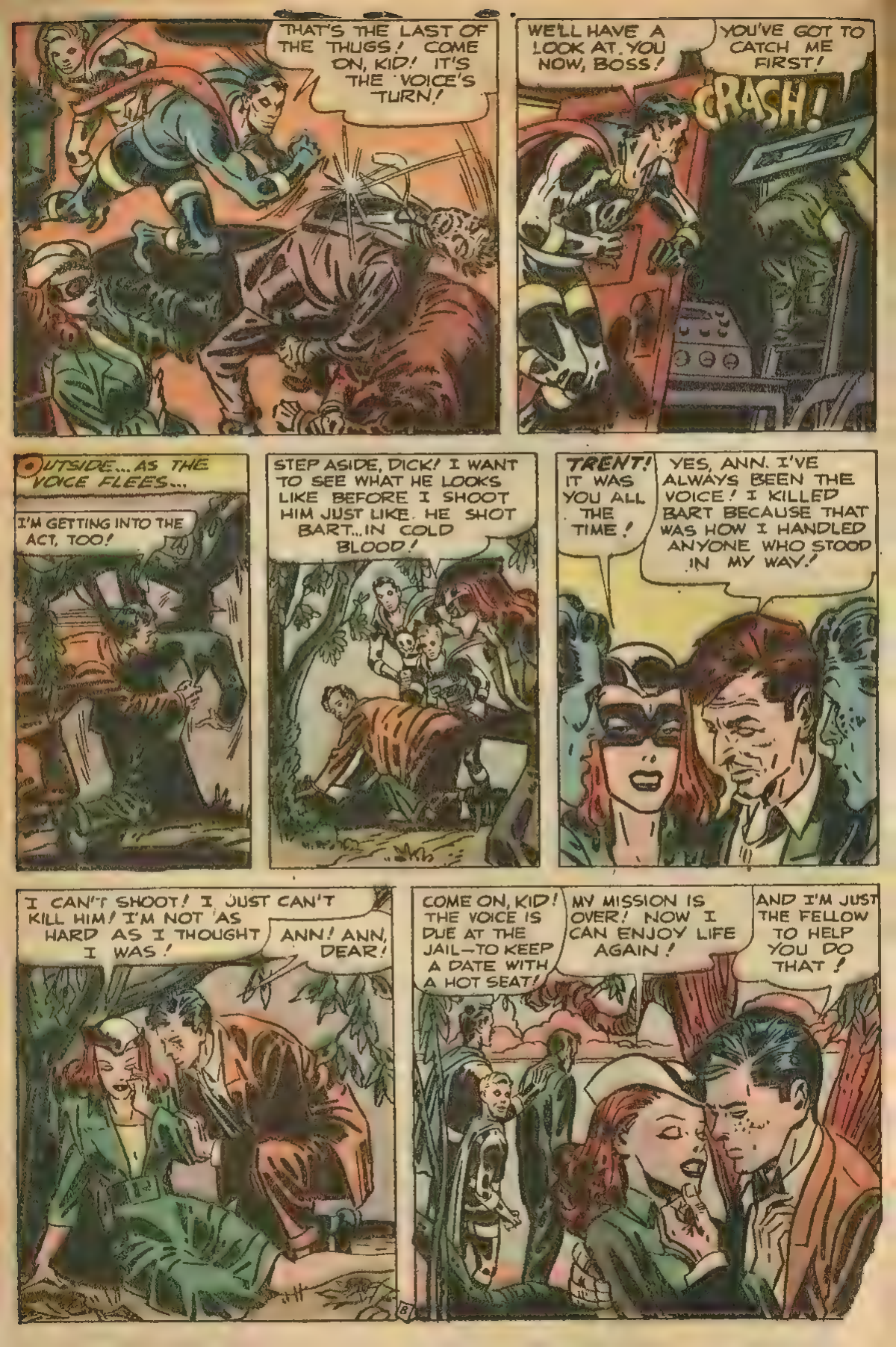 Black Terror, page 18. Black Terror. Public domain in the United States. Intended scans: Digital Comic Museum and Comic Book Plus. https://digitalcomicmuseum.com/