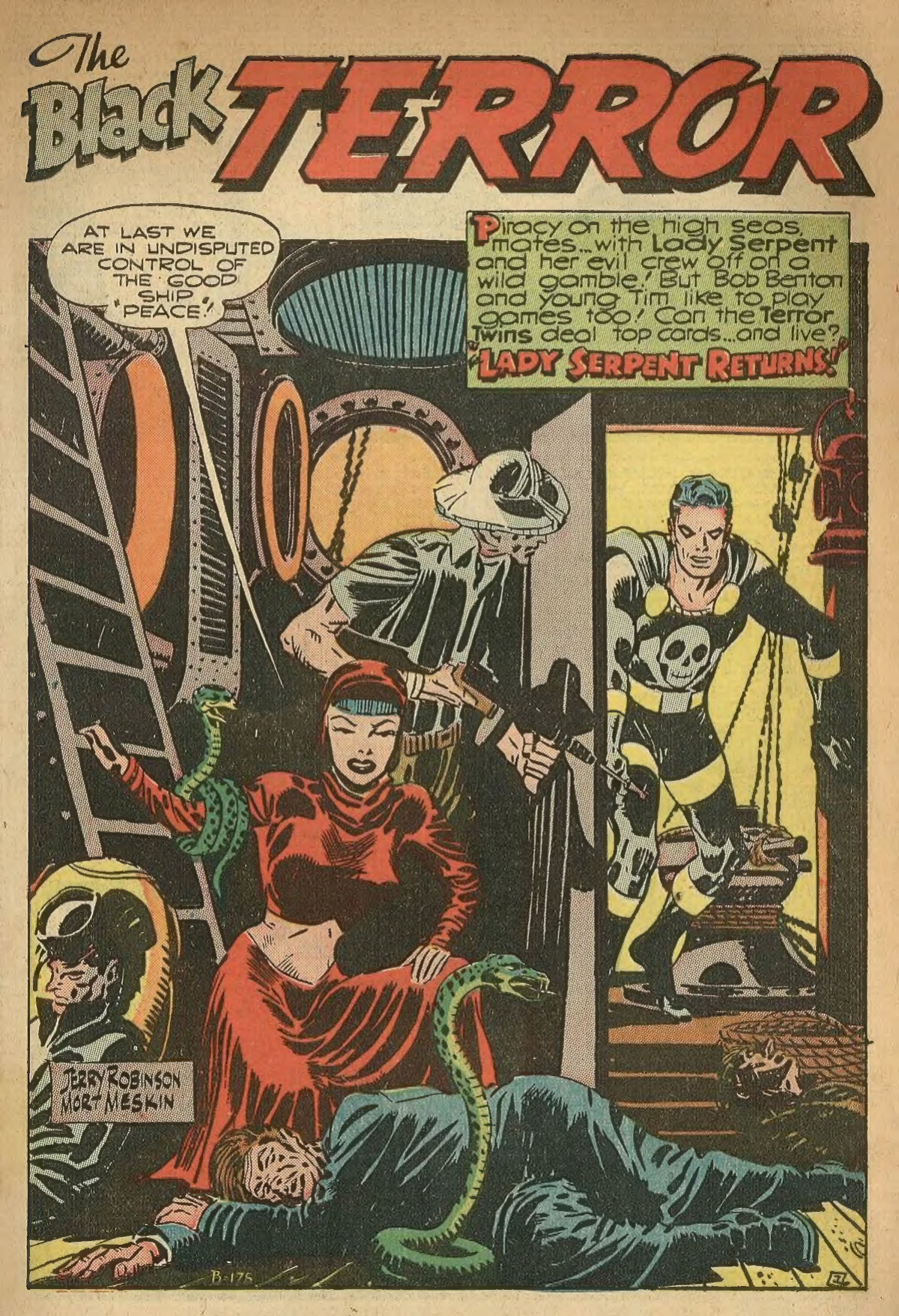 Black Terror, page 3. Black Terror. Public domain in the United States. Intended scans: Digital Comic Museum and Comic Book Plus. https://digitalcomicmuseum.com/